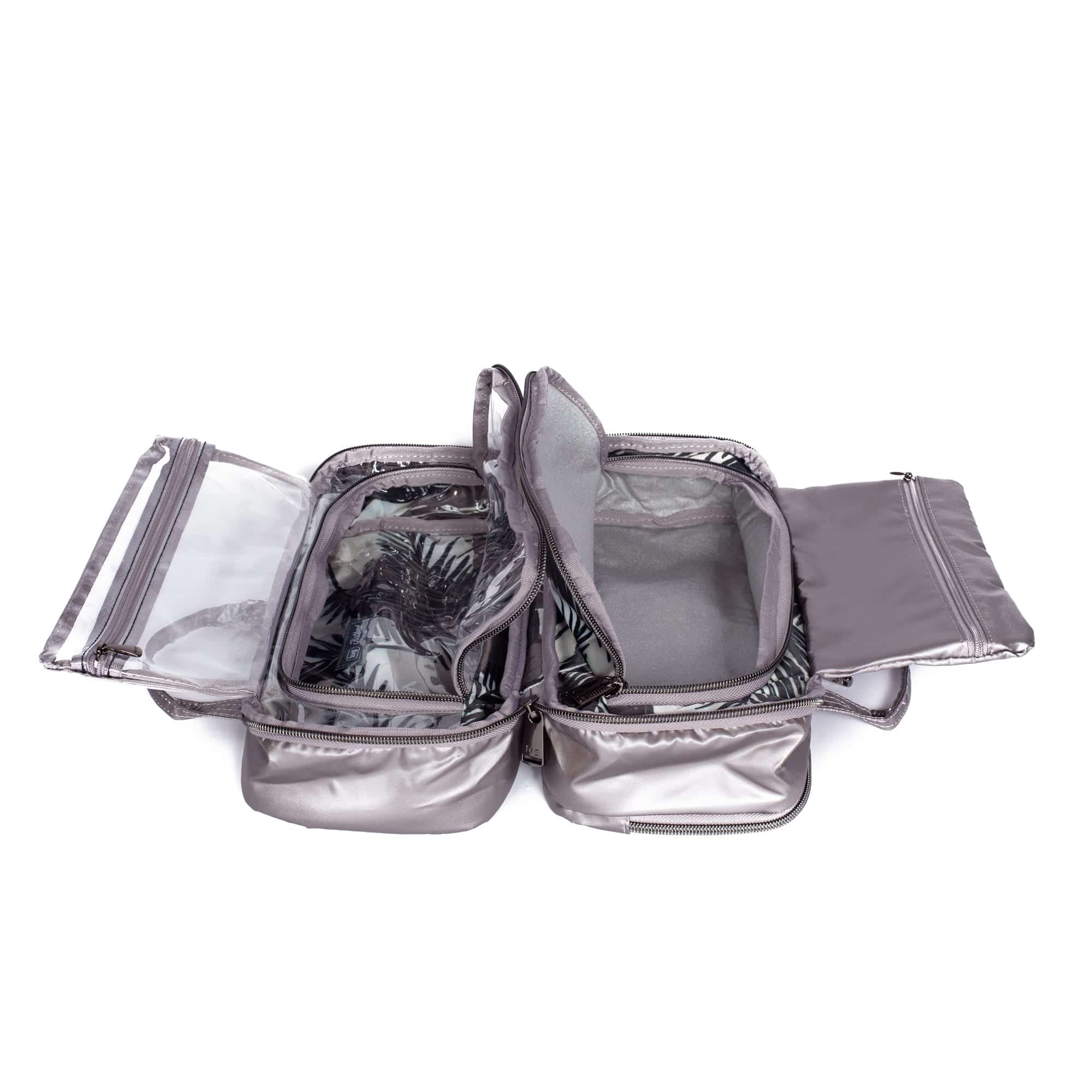 Flatbed Slim Cosmetic Case - METALLIC PEARL - Flatbedslim_MetallicPearl_05