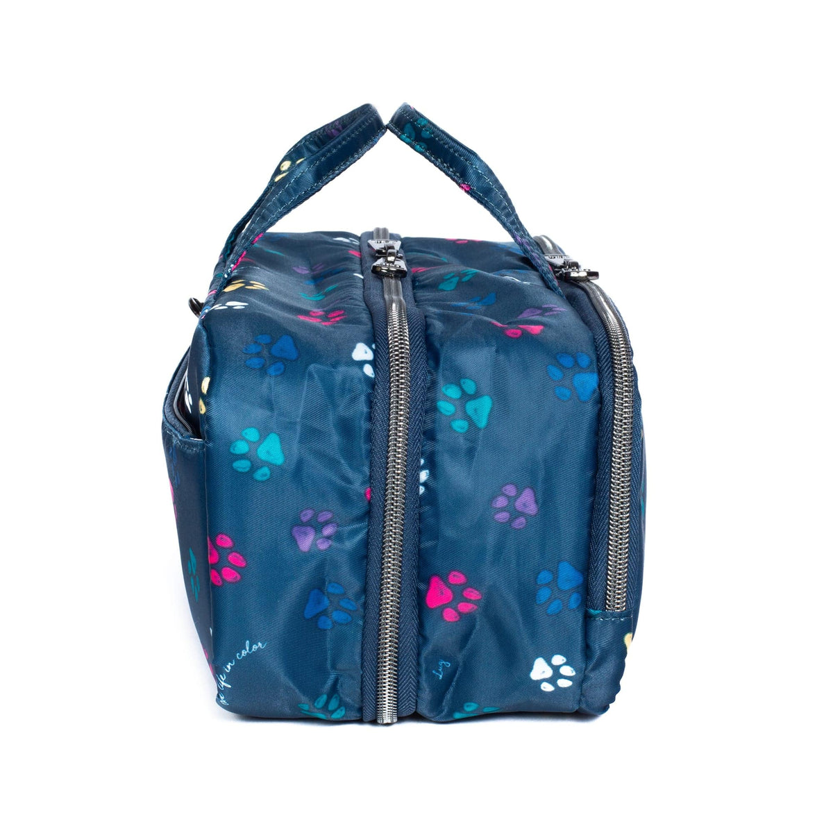Flatbed Slim Cosmetic Case - PAWS NAVY - Flatbedslim_PawsNavy_03