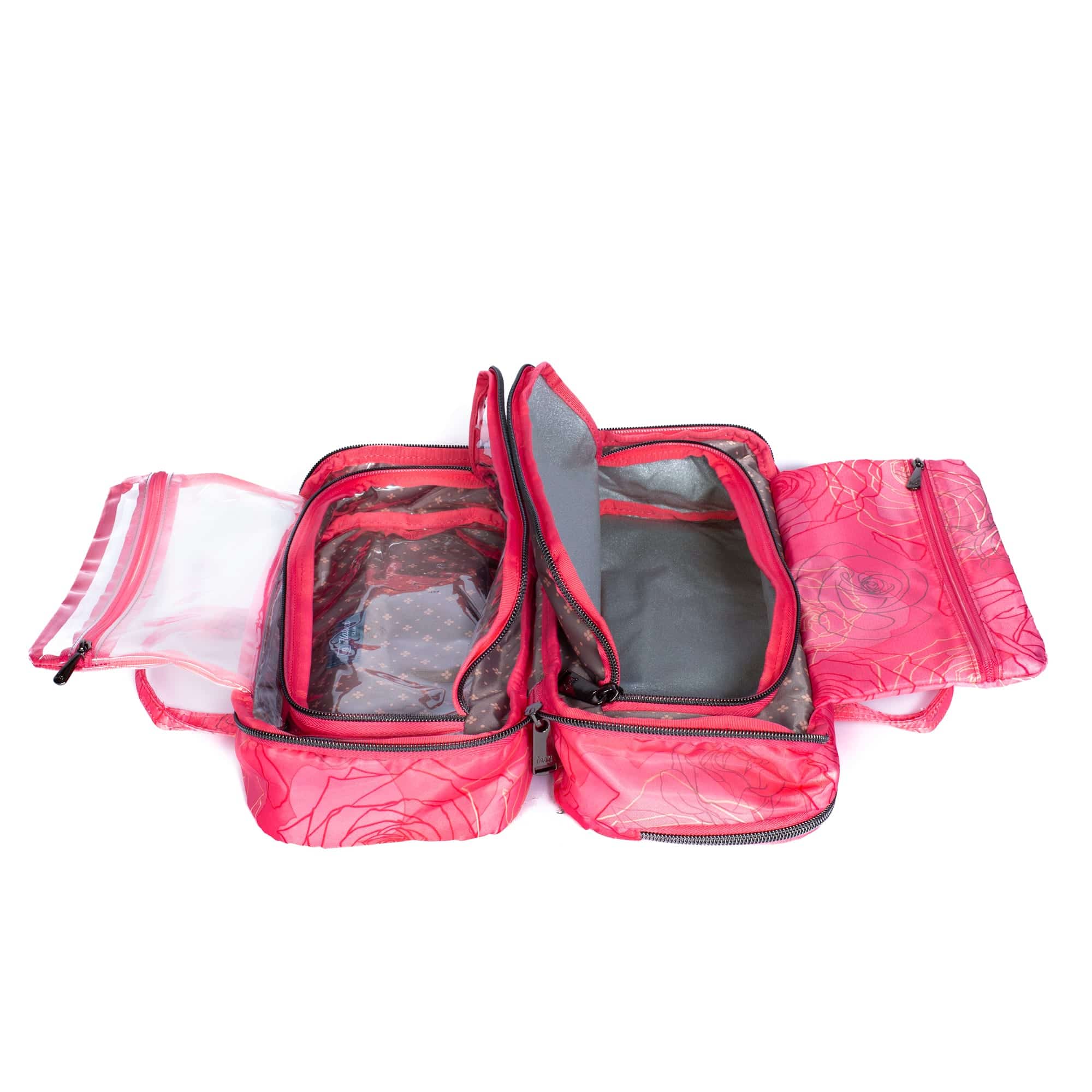 Flatbed Slim Cosmetic Case - SERENITY ROSE - Flatbedslim_SerenityRose_05