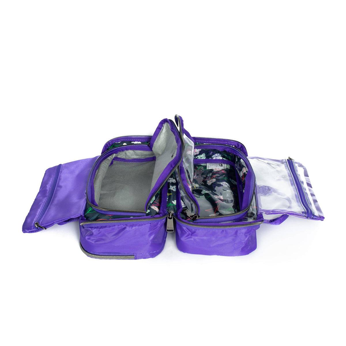 Flatbed Slim Cosmetic Case - VIOLET - Flatbedslim_Violet_05