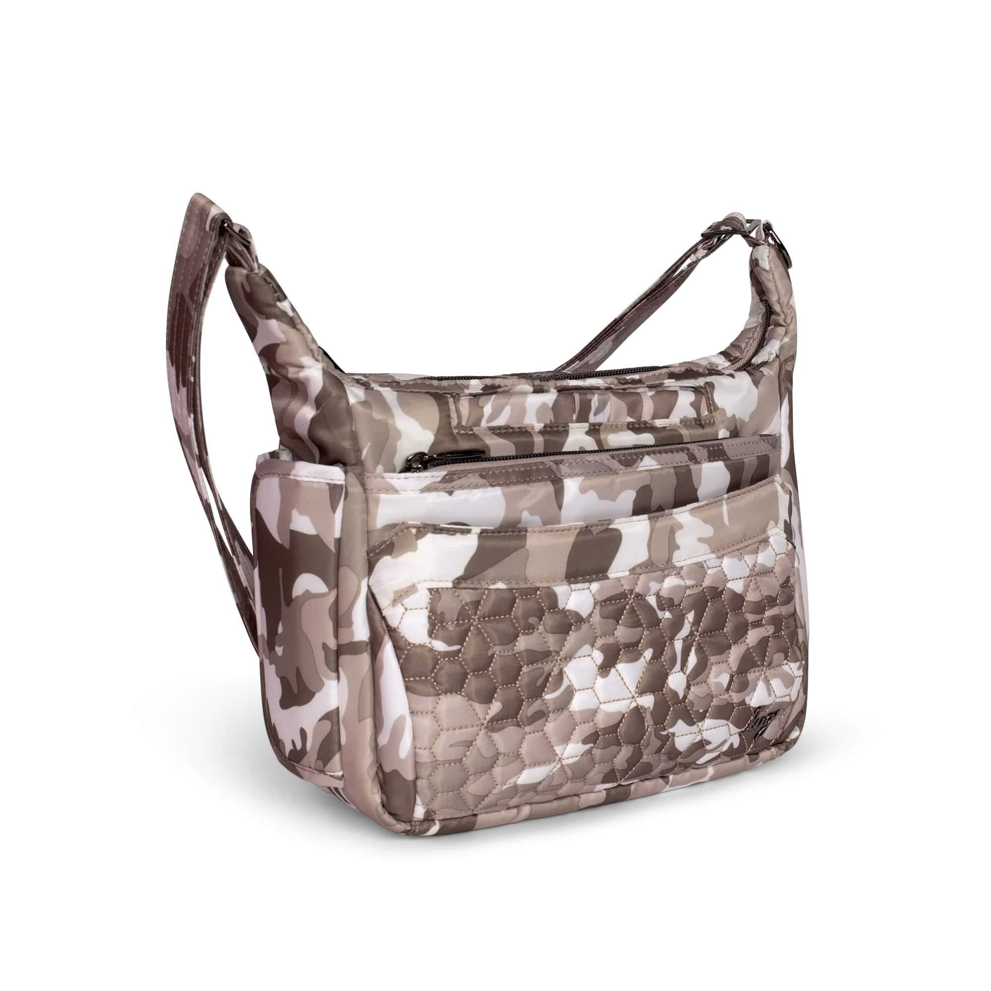 Flutter SE Crossbody Bag - CAMO TAUPE - FlutterSE_CamoTaupe_02