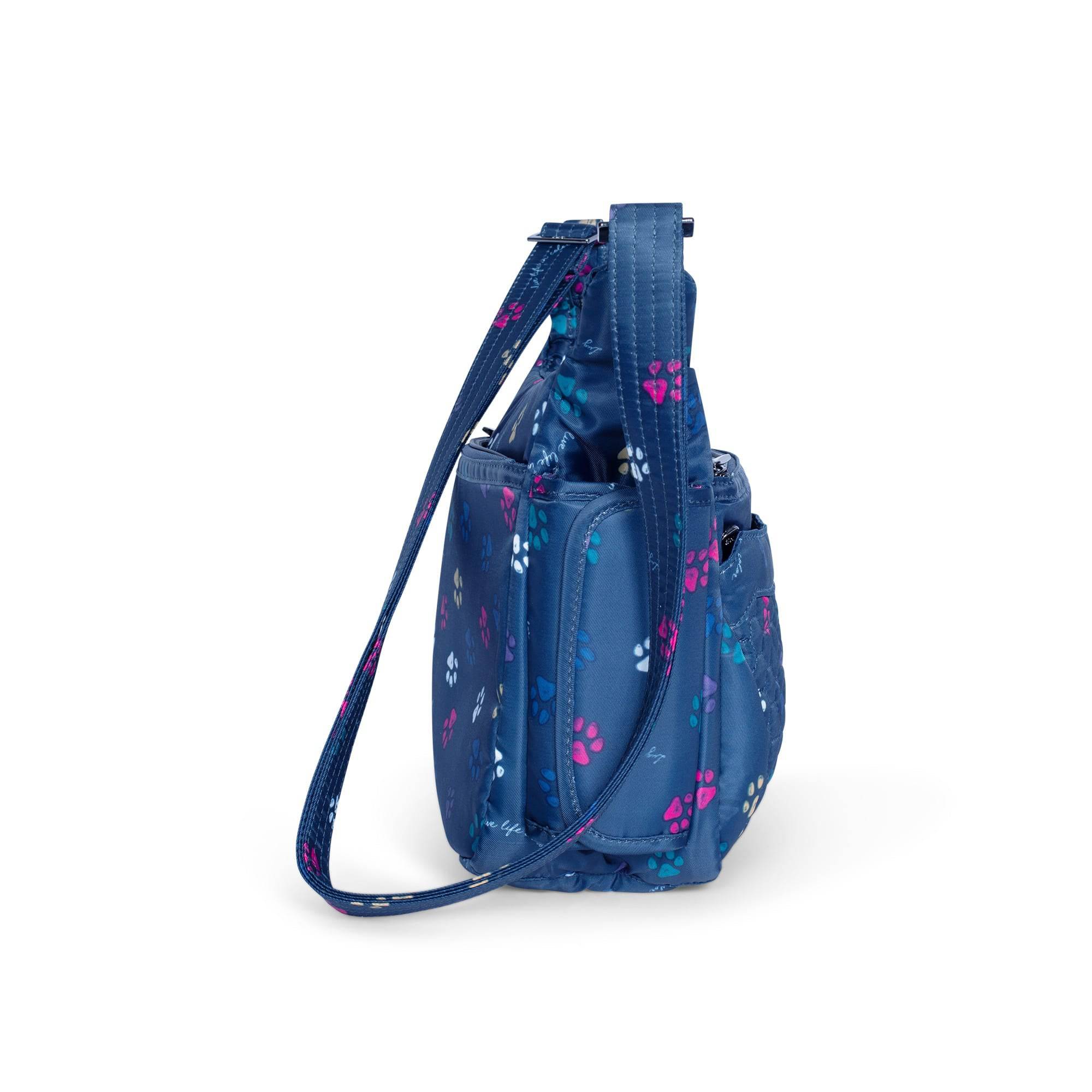 Flutter SE Crossbody Bag - PAWS NAVY - FlutterSE_PawsNavy_03