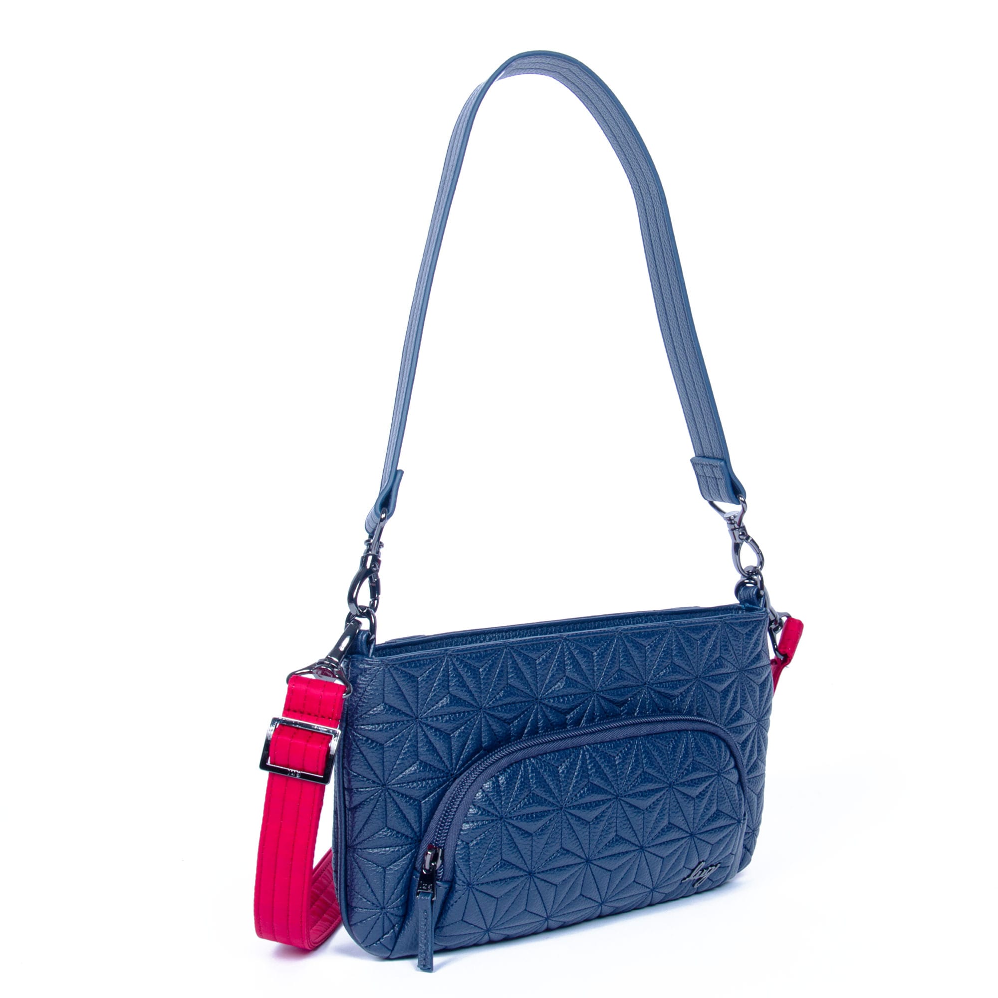 Flyer Classic VL Convertible Crossbody Bag - NAVY BLUE - FlyerVL_Navy_02