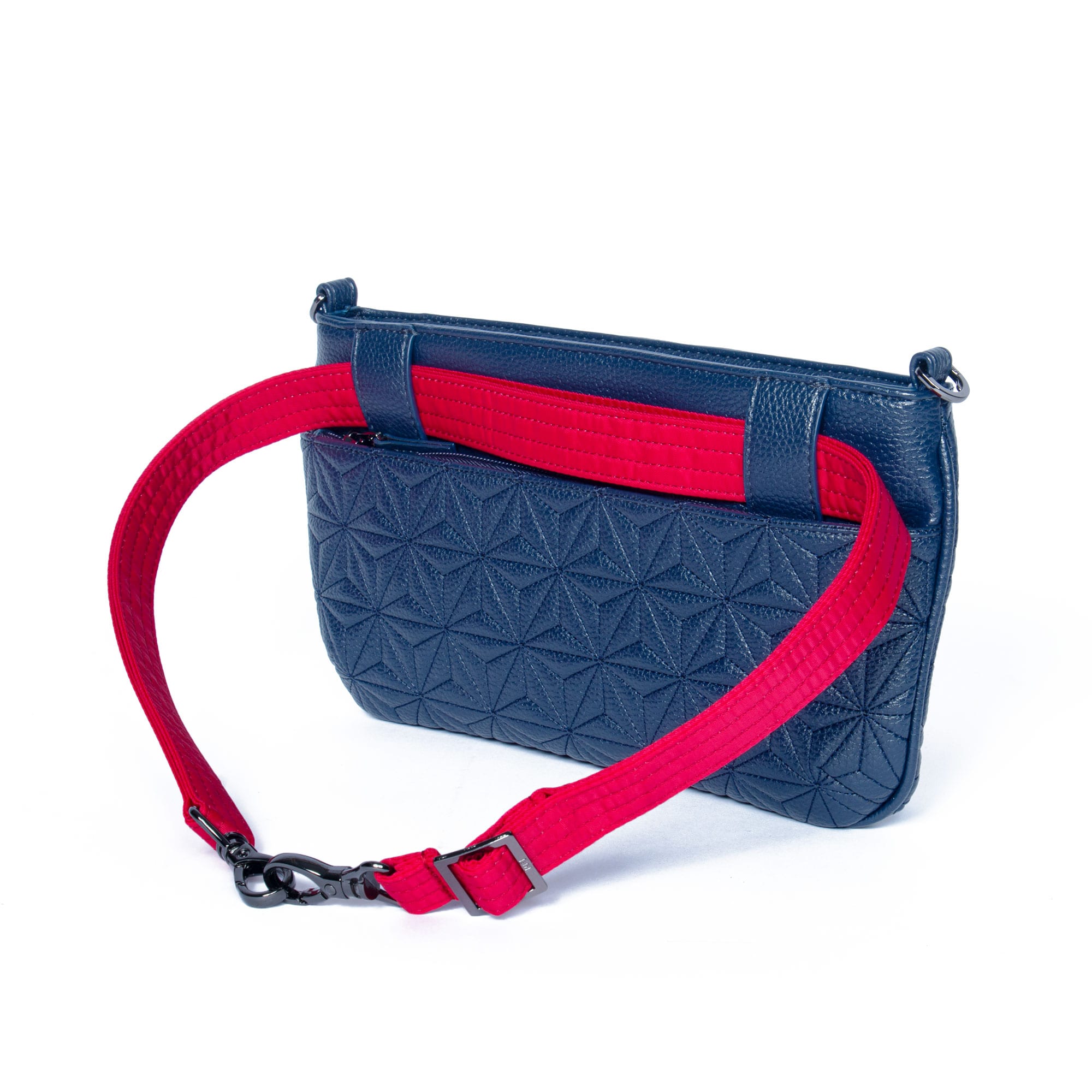 Flyer Classic VL Convertible Crossbody Bag - NAVY BLUE - FlyerVL_Navy_04