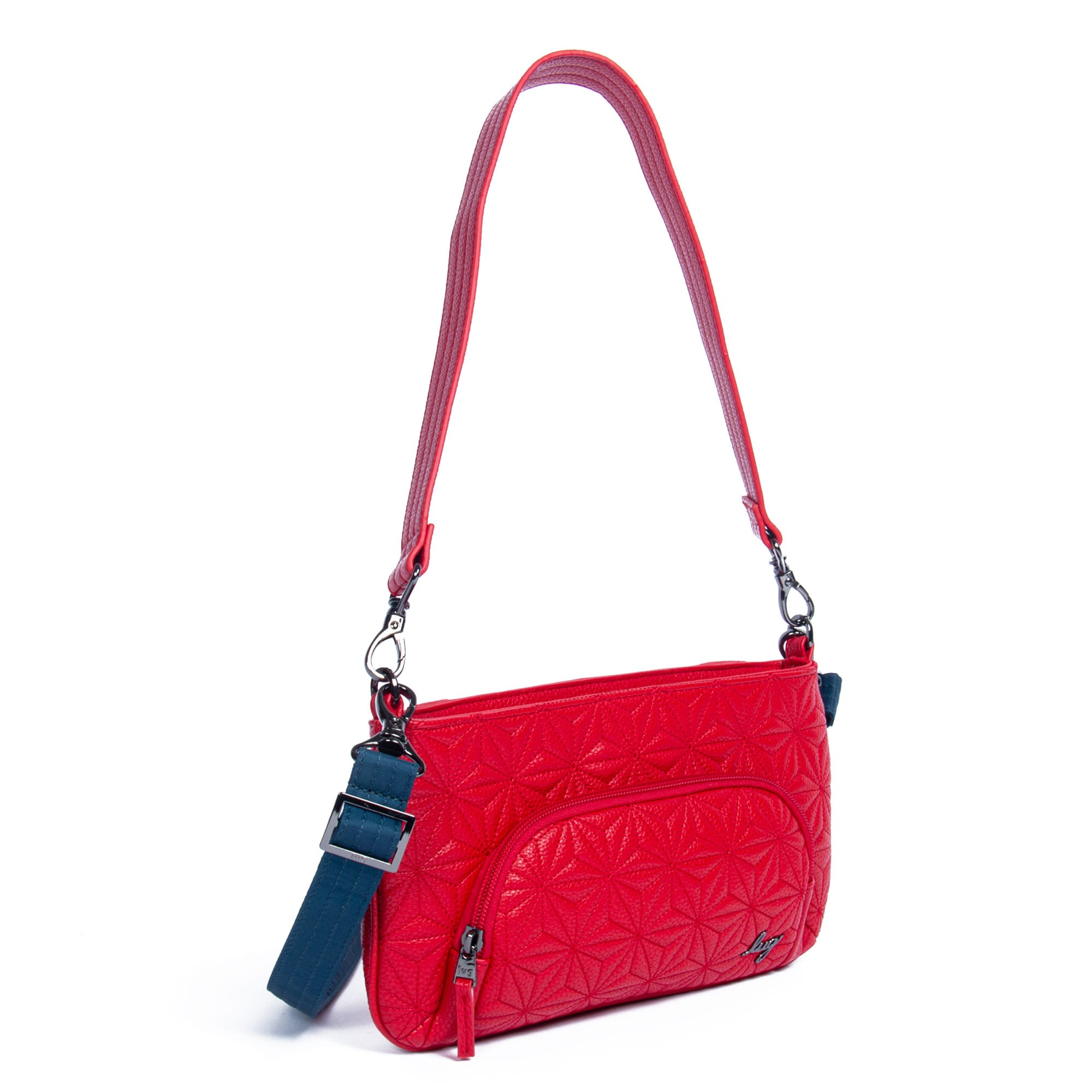 Flyer Classic VL Convertible Crossbody Bag - POPPY RED - FlyerVL_Poppy_02