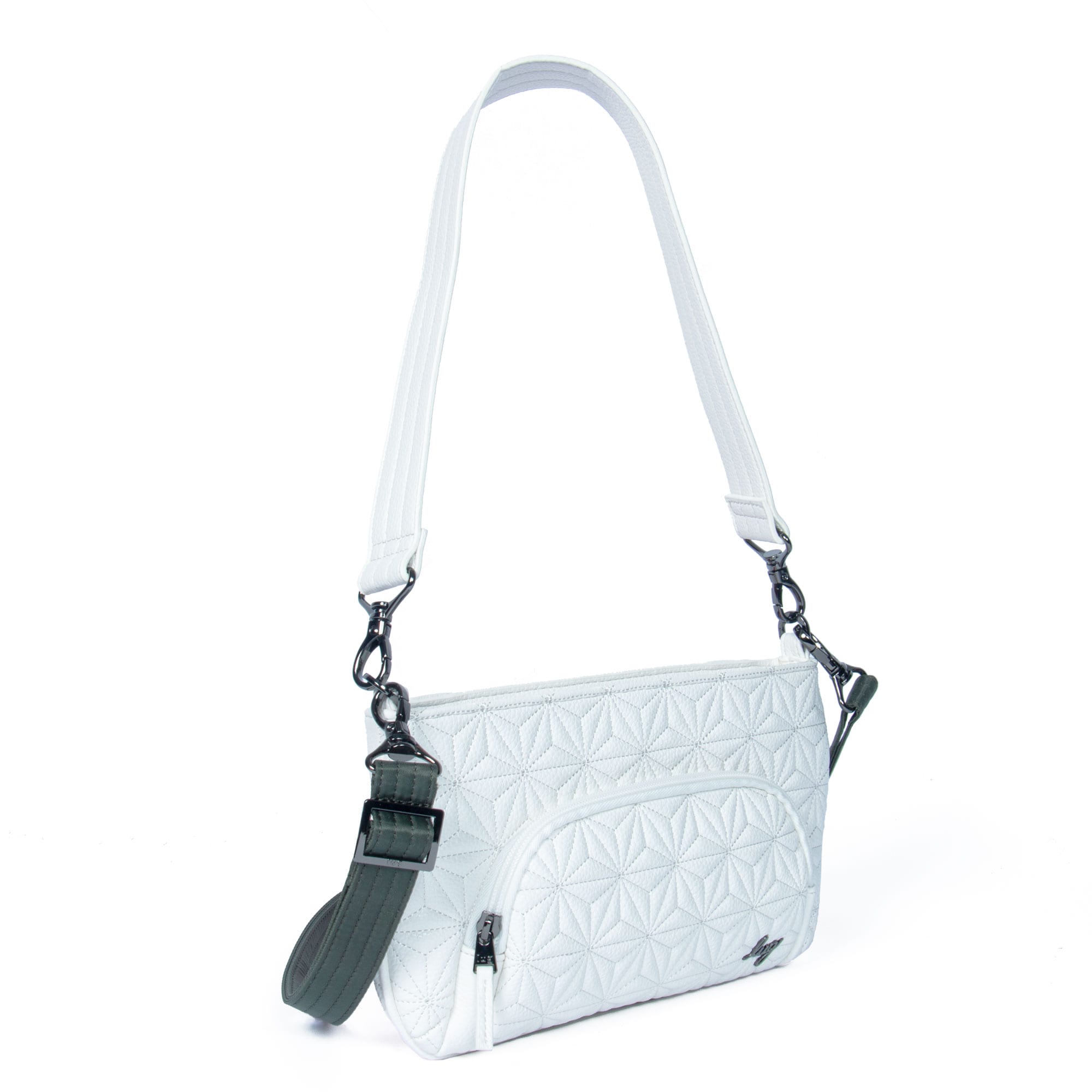 Flyer Classic VL Convertible Crossbody Bag - WHITE - FlyerVL_White_02