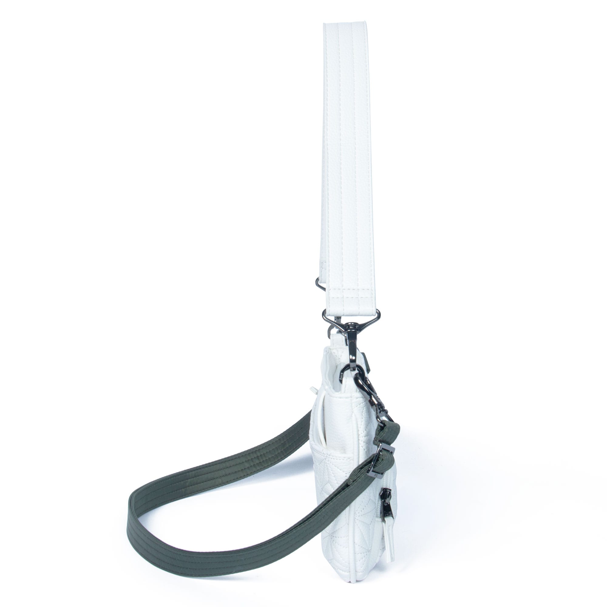 Flyer Classic VL Convertible Crossbody Bag - WHITE - FlyerVL_White_03