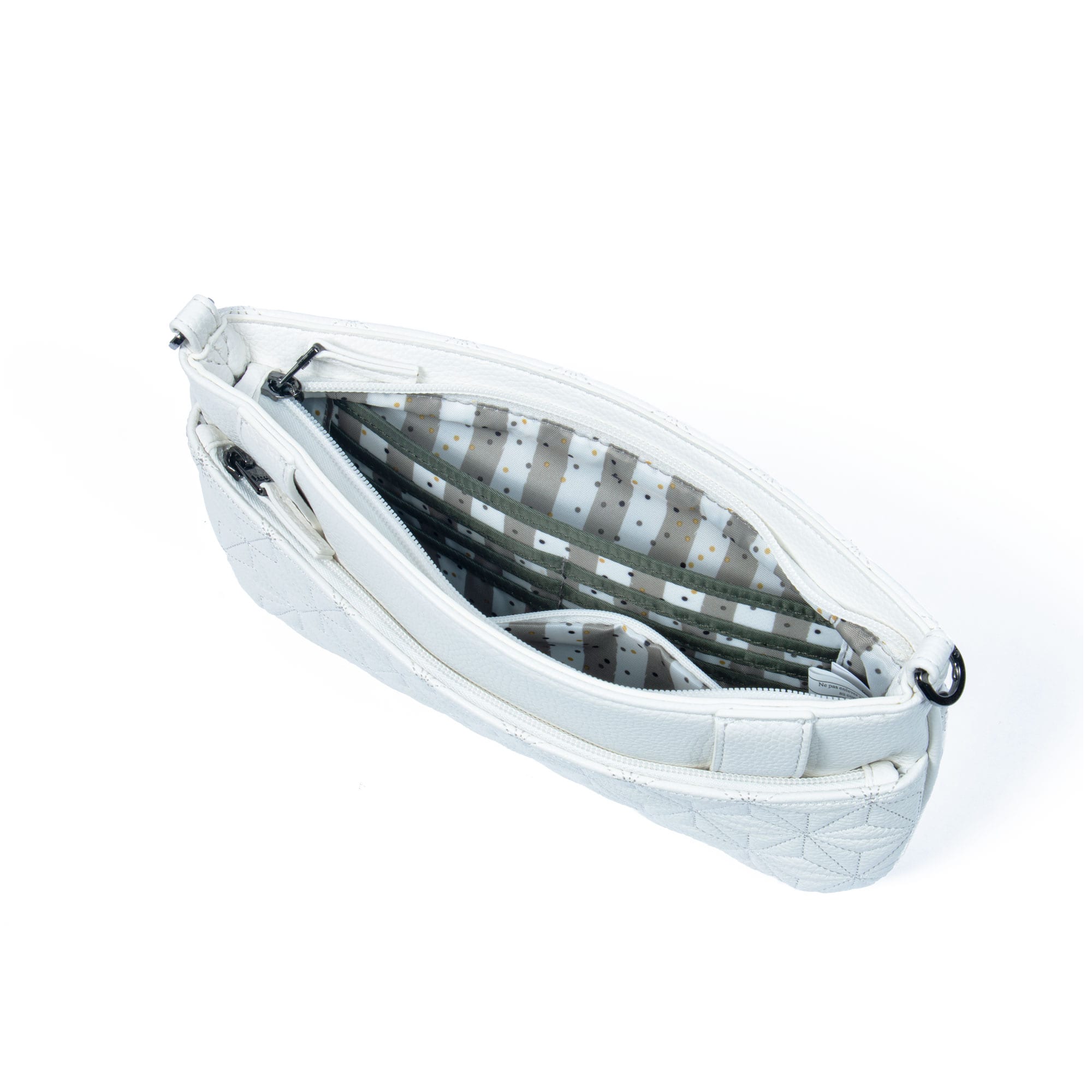 Flyer Classic VL Convertible Crossbody Bag - WHITE - FlyerVL_White_05