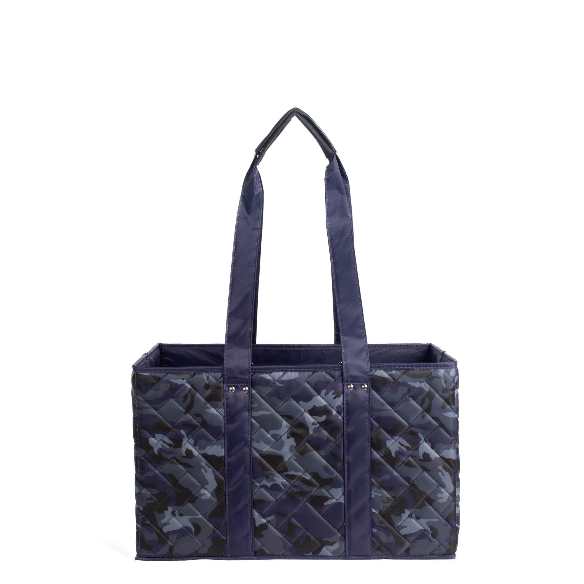 Gallop Collapsible Carry-All Tote - CAMO NAVY - GallopToteBag_CamoNavy_04