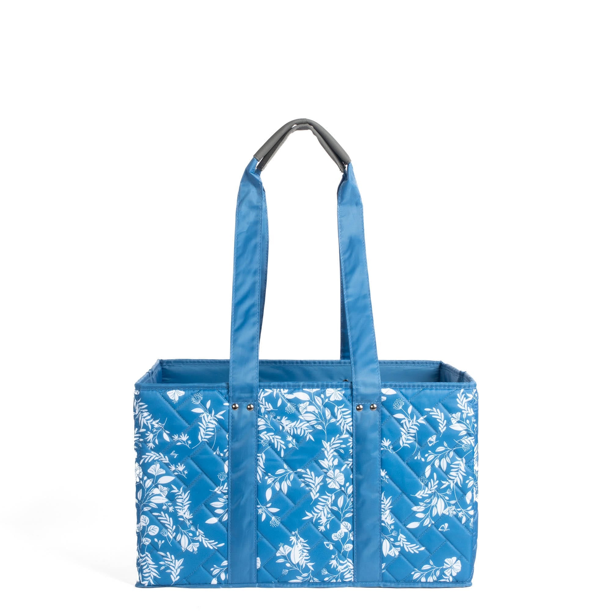 Gallop Collapsible Carry-All Tote - FLOURISH BLUE - GallopToteBag_FlourishBlue_01