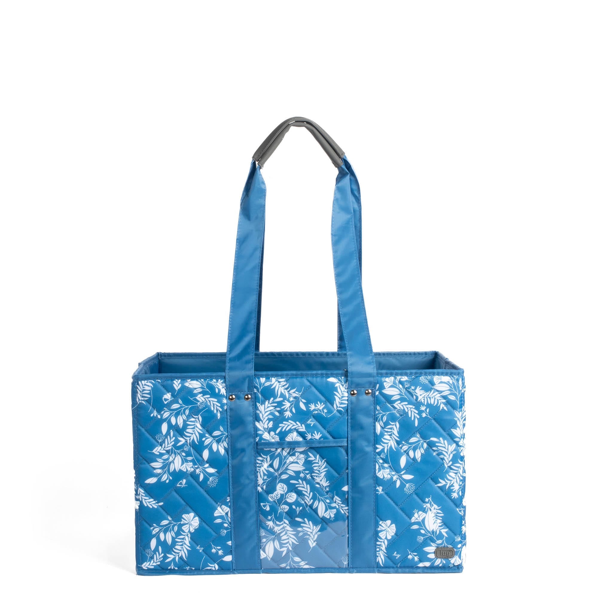 Gallop Collapsible Carry-All Tote - FLOURISH BLUE - GallopToteBag_FlourishBlue_03