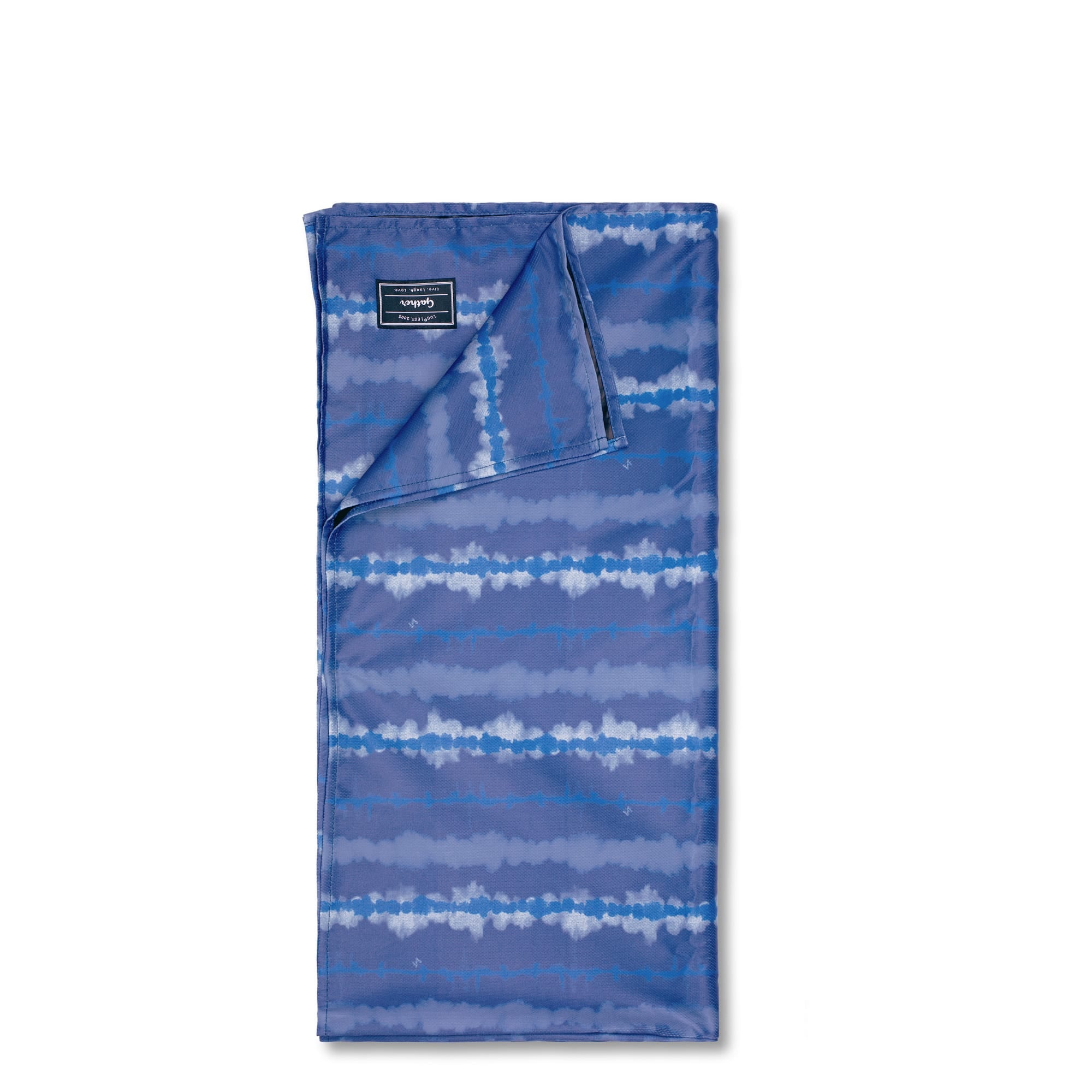 Gather Picnic Blanket - SHIBORI BLUE - Gather-ShiboriBlue_03