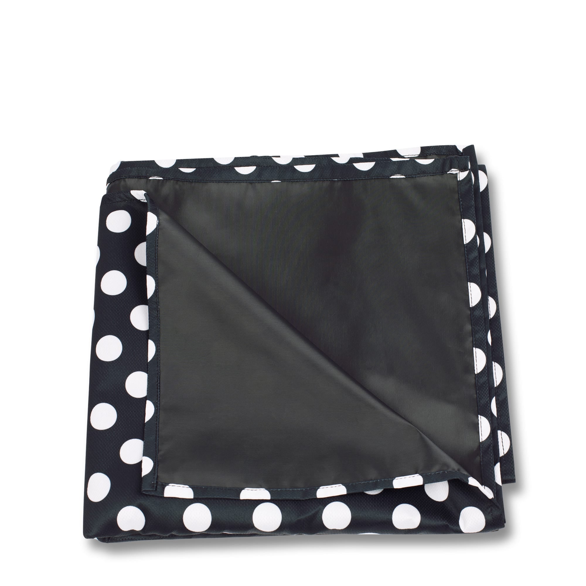 Gather Picnic Blanket - BLACK LARGE DOT - Gather_BlackLargeDot_01
