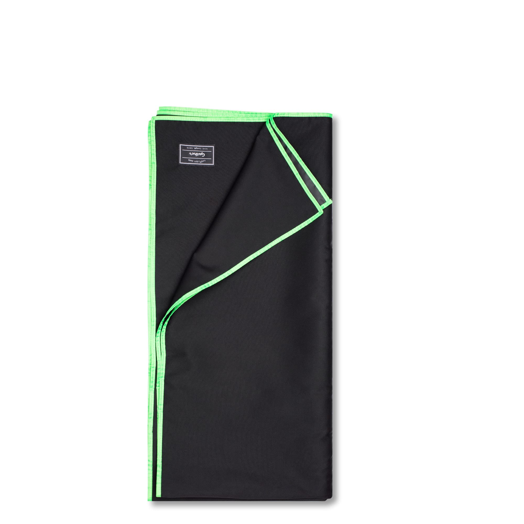 Gather Picnic Blanket - BLACK LIME - Gather_MatteVL_Black_12