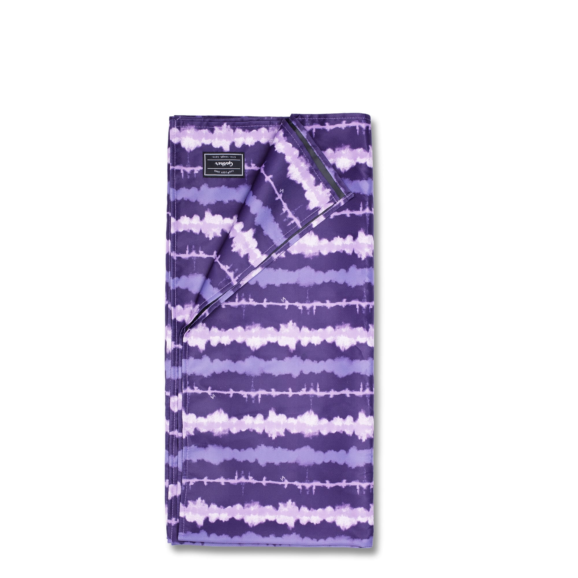 Gather Picnic Blanket - SHIBORI PURPLE - Gather_SShibori_Purple_03