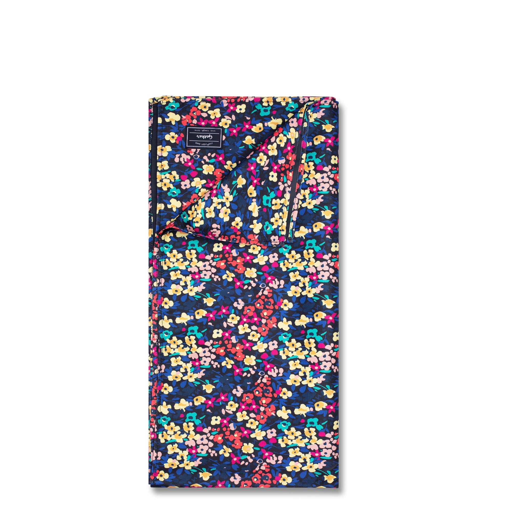 Gather Picnic Blanket - WILDFLOWER BLACK - Gather_WildflowerBlack_04