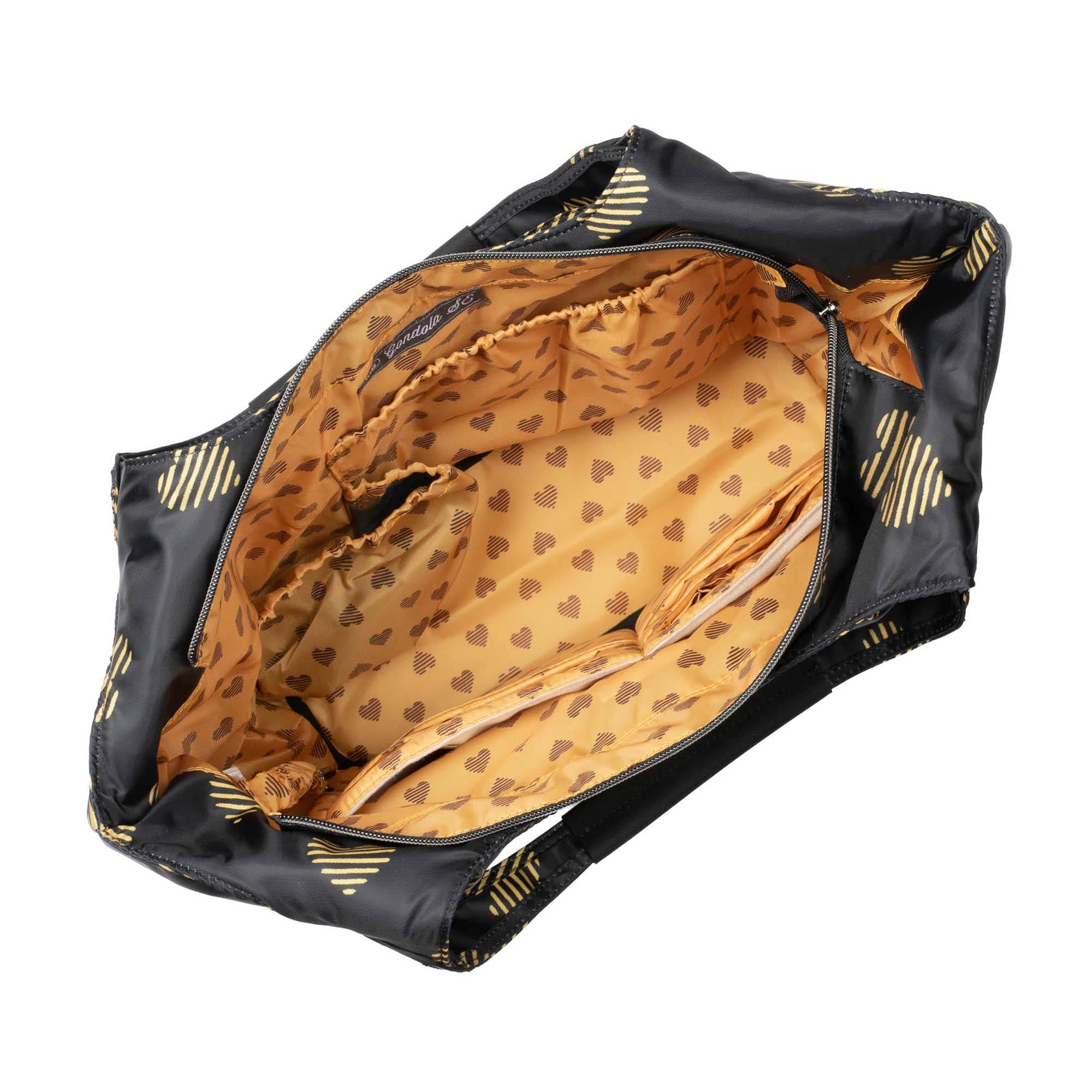Gondola SE Tote Bag - HEARTS GOLD - GondolaSE_HeartsGold_05