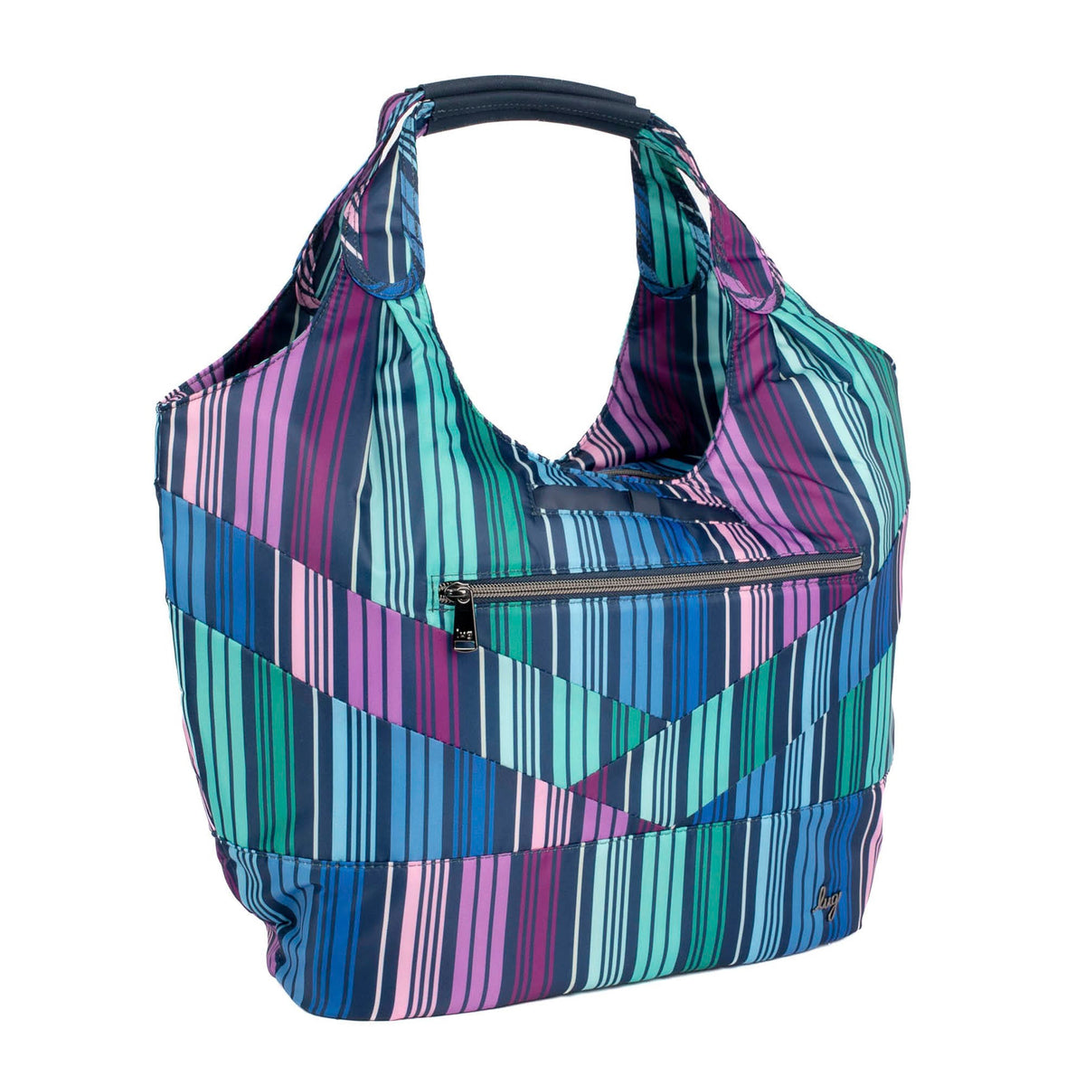 Gondola SE Tote Bag - LOVE STRIPE MULTI - GondolaSE_LoveStripeMulti_02