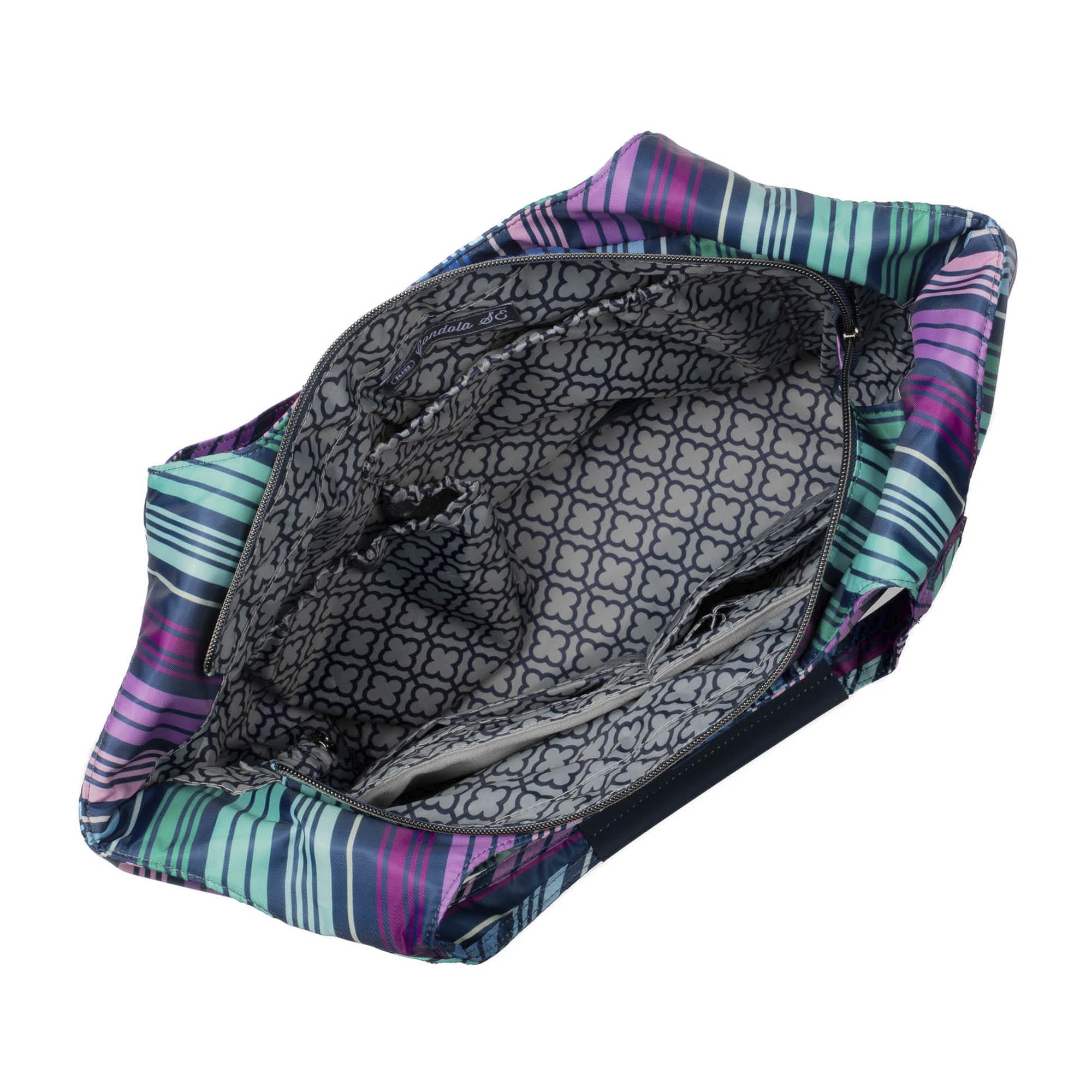 Gondola SE Tote Bag - LOVE STRIPE MULTI - GondolaSE_LoveStripeMulti_05