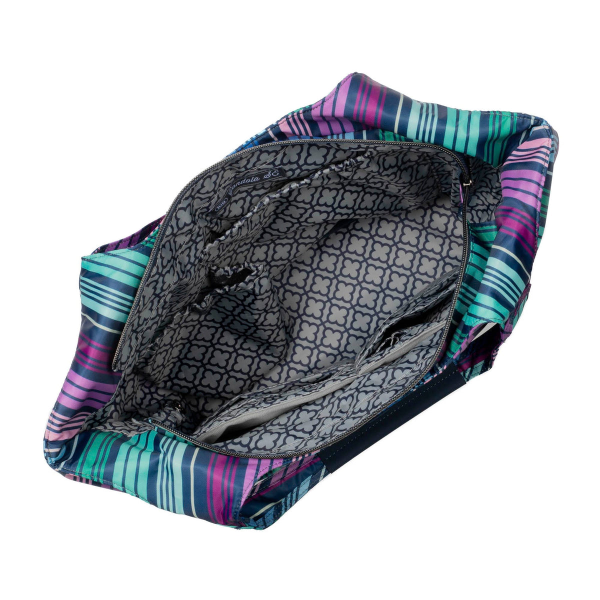 Gondola SE Tote Bag - LOVE STRIPE MULTI - GondolaSE_LoveStripeMulti_05