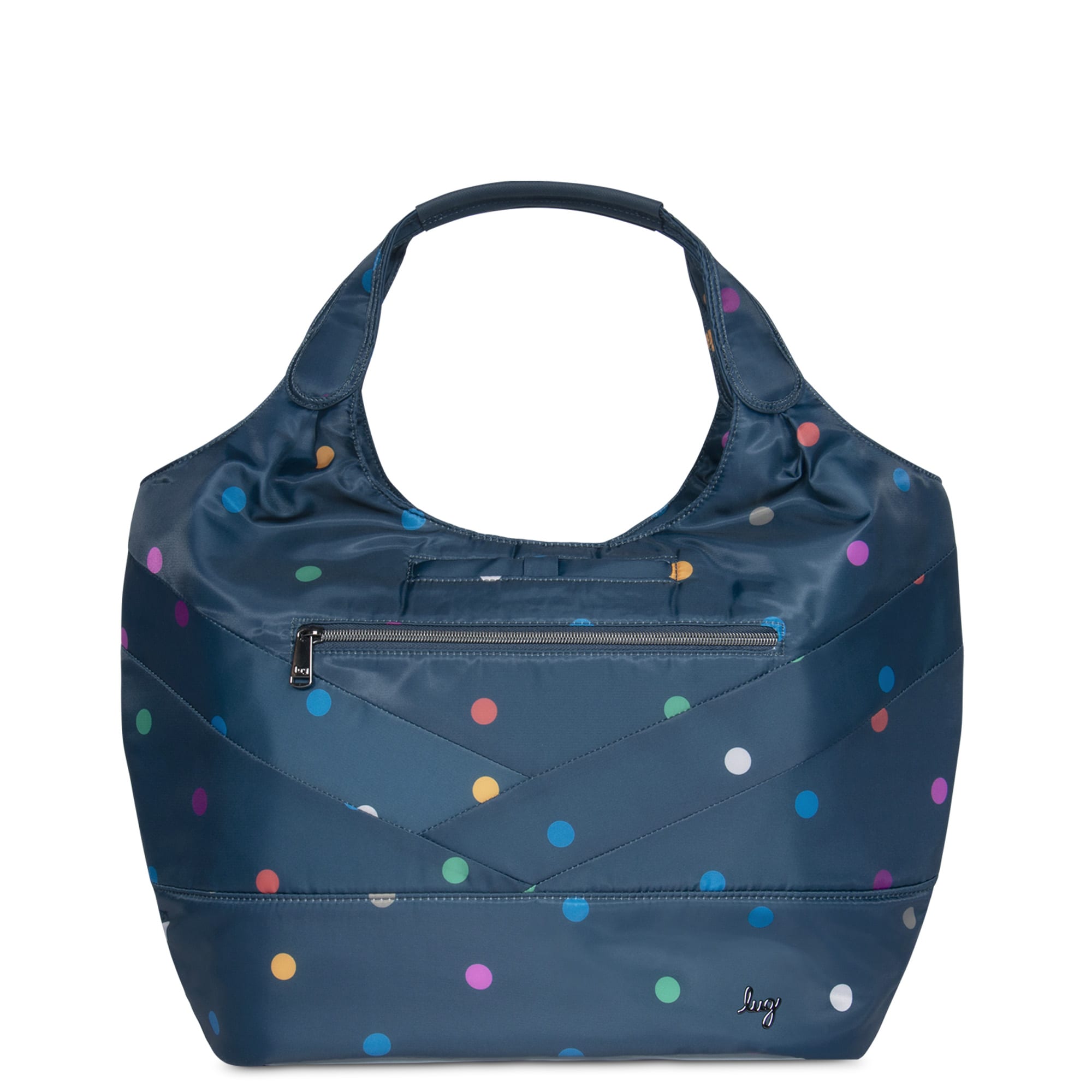 Gondola SE Tote Bag - MULTI DOTS NAVY - GondolaSE_MultiDotsNavy_1