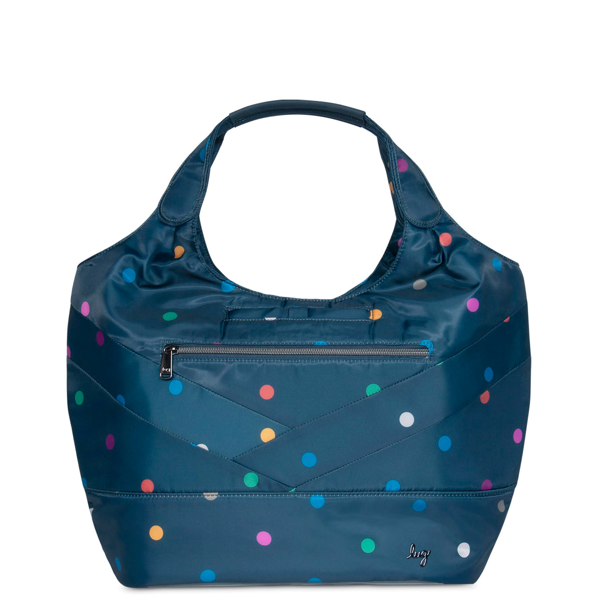 Gondola SE Tote Bag - MULTI DOTS NAVY - GondolaSE_MultiDotsNavy_1