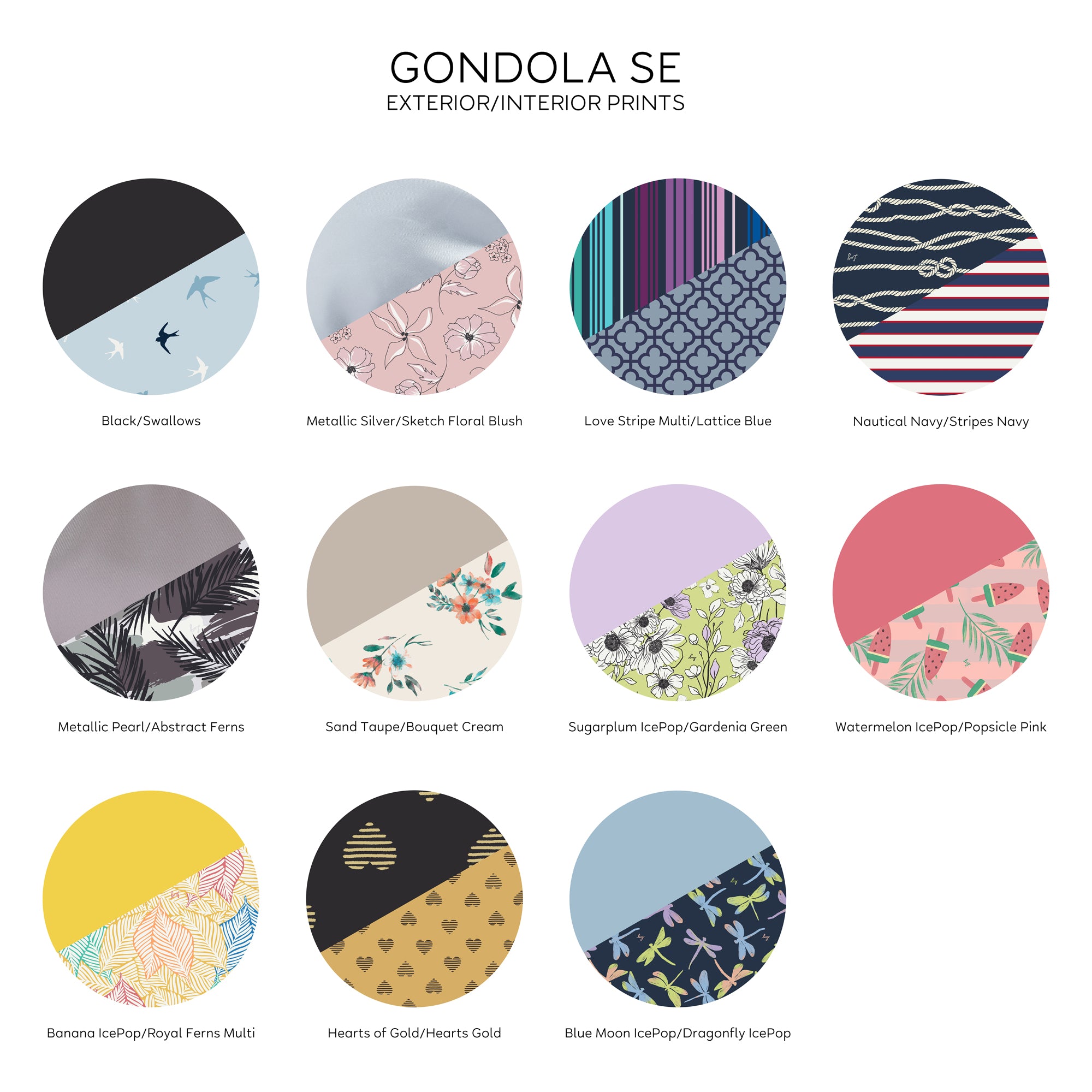 Gondola SE Tote Bag - - GondolaSE_Swatches