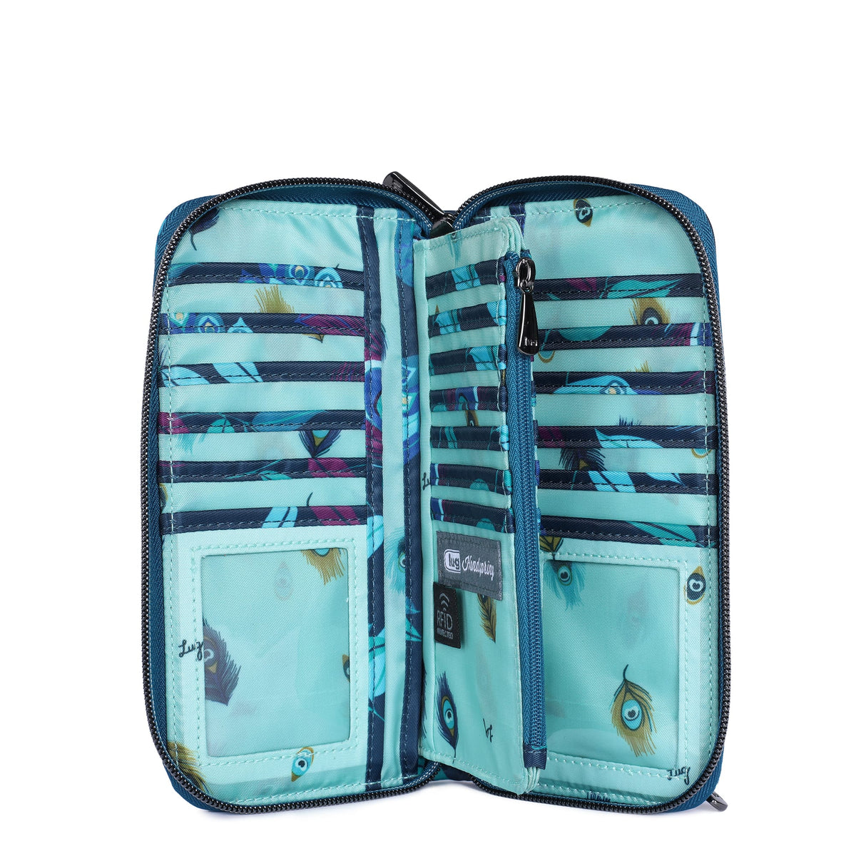 Handspring RFID Wallet - PEACOCK MULTI - Handspring_PeacockMulti_05