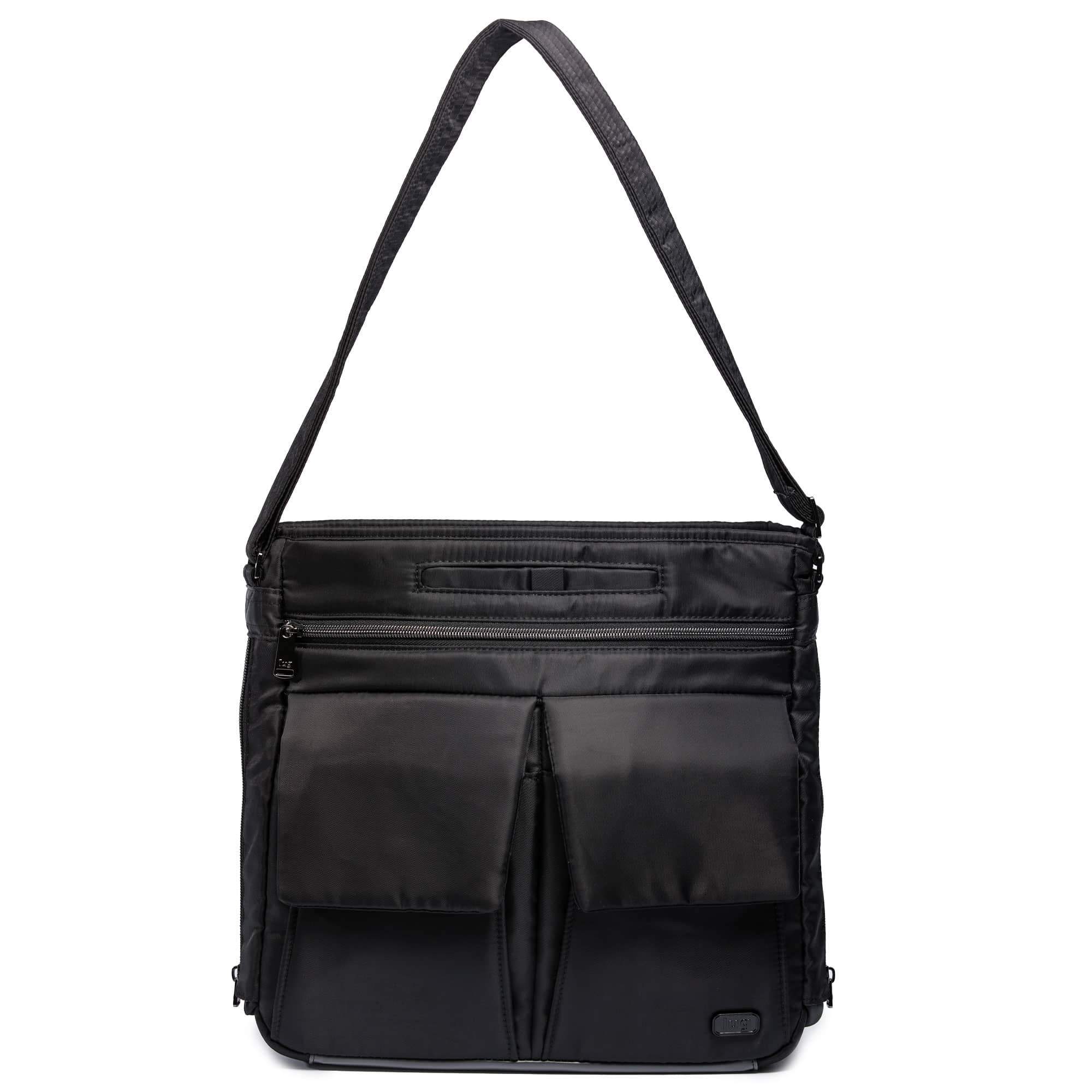 Happy Camper Messenger Bag - CONTEMPORARY BLACK - HappyCamper_Black_01