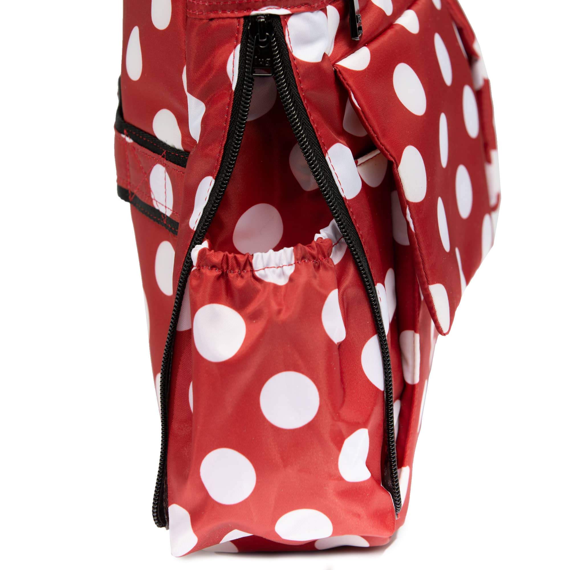 Happy Camper Messenger Bag - CRIMSON LARGE DOT - HappyCamper_CrimsonLgDot_06a