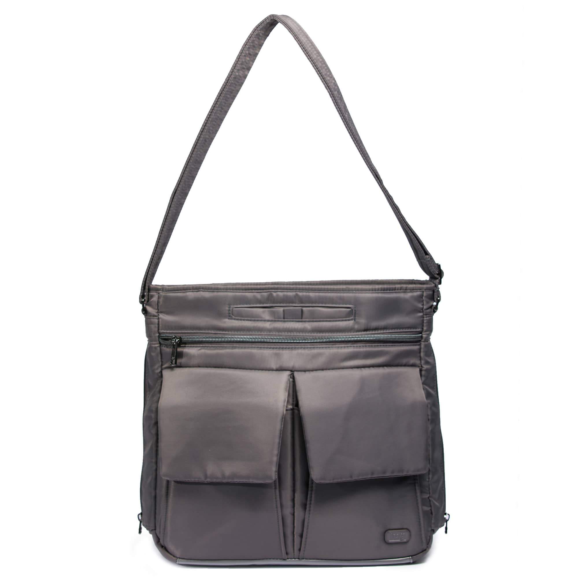 Happy Camper Messenger Bag - CONTEMPORARY GUNMETAL - HappyCamper_Gunmetal_01