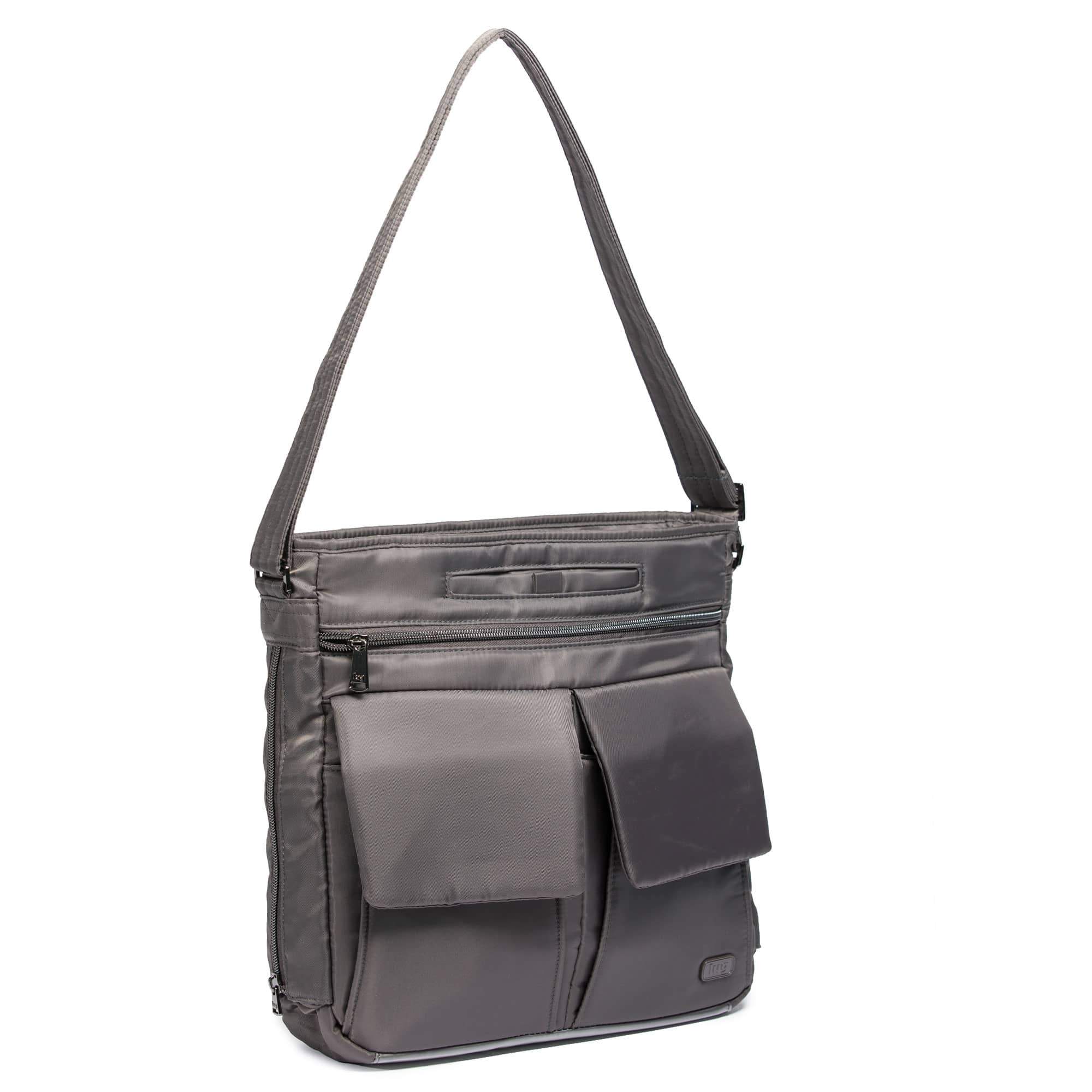 Happy Camper Messenger Bag - CONTEMPORARY GUNMETAL - HappyCamper_Gunmetal_02