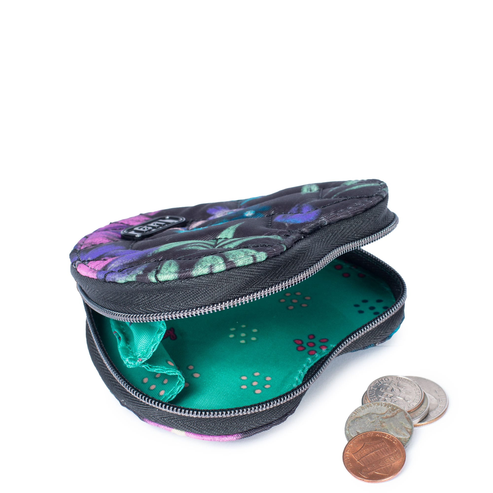 Heart Pouch - BLOOM BLACK - HeartPouch_BloomBlack_05