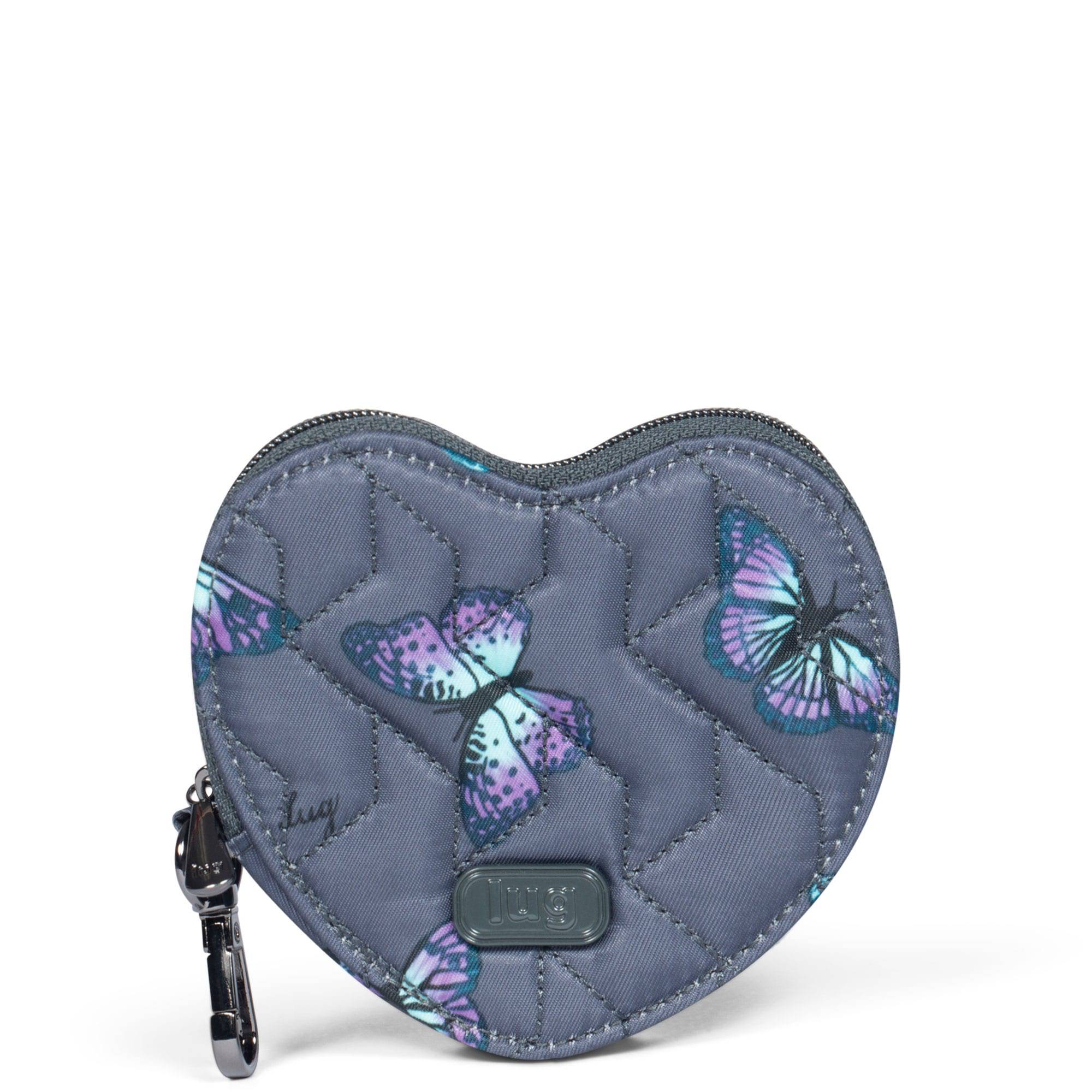 Heart Pouch - BUTTERFLY GREY - HeartPouch_ButterflyGrey_01