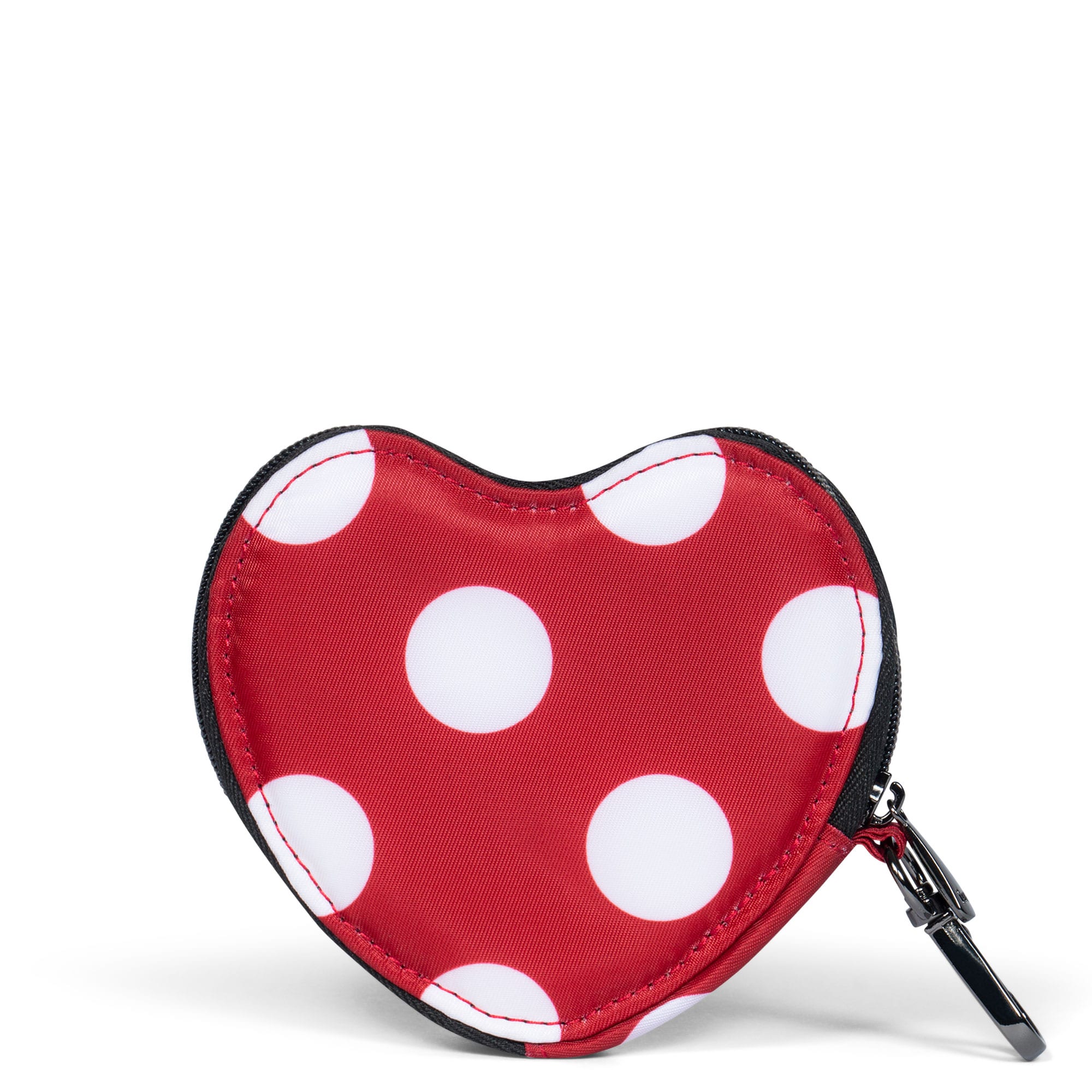 Heart Pouch - CRIMSON LARGE DOT - HeartPouch_CrimsonLGDot_04
