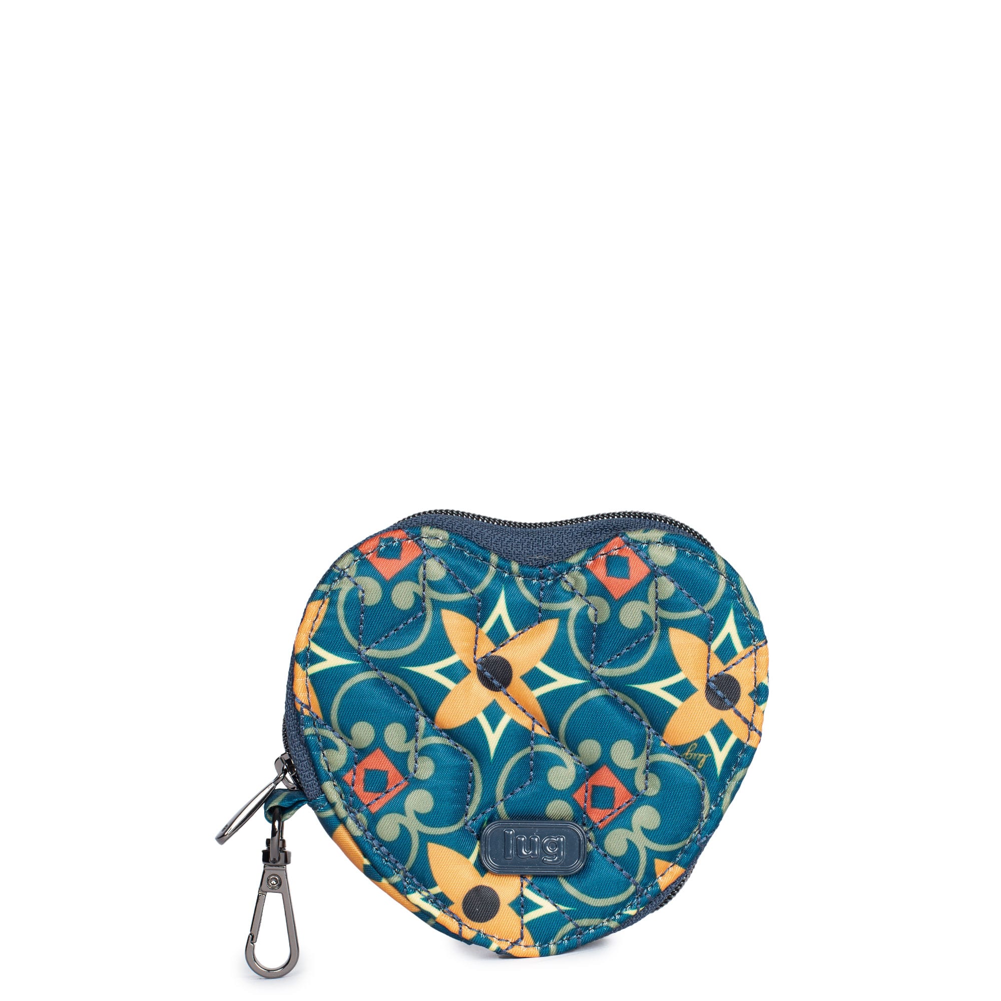 Heart Pouch - TILES TEAL - HeartPouch_TilesTeal_01