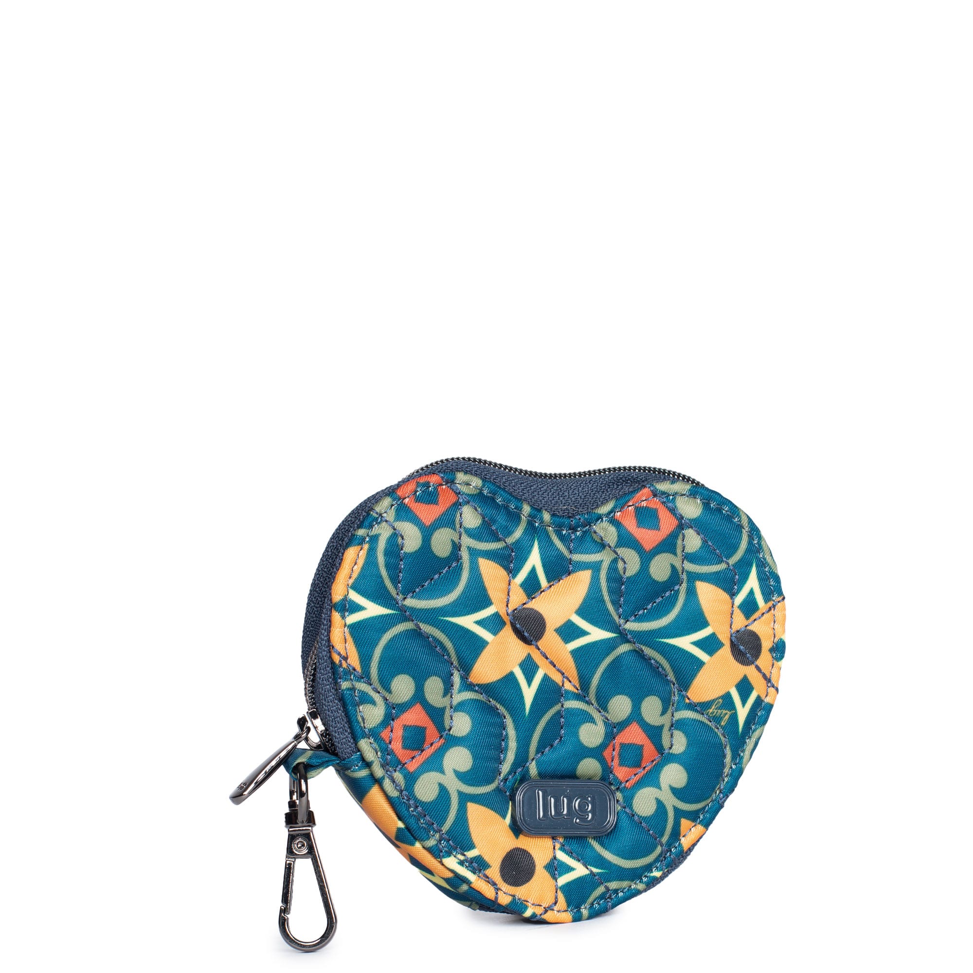 Heart Pouch - TILES TEAL - HeartPouch_TilesTeal_02