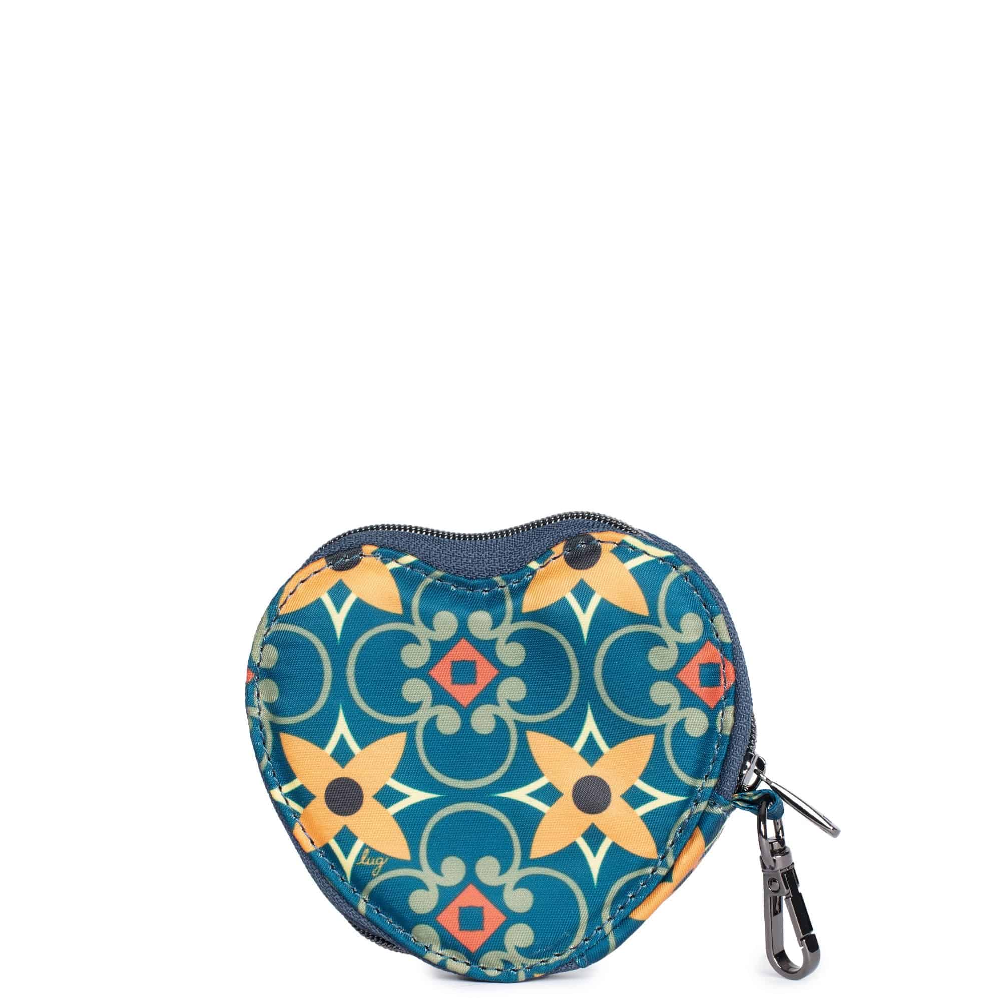 Heart Pouch - TILES TEAL - HeartPouch_TilesTeal_04