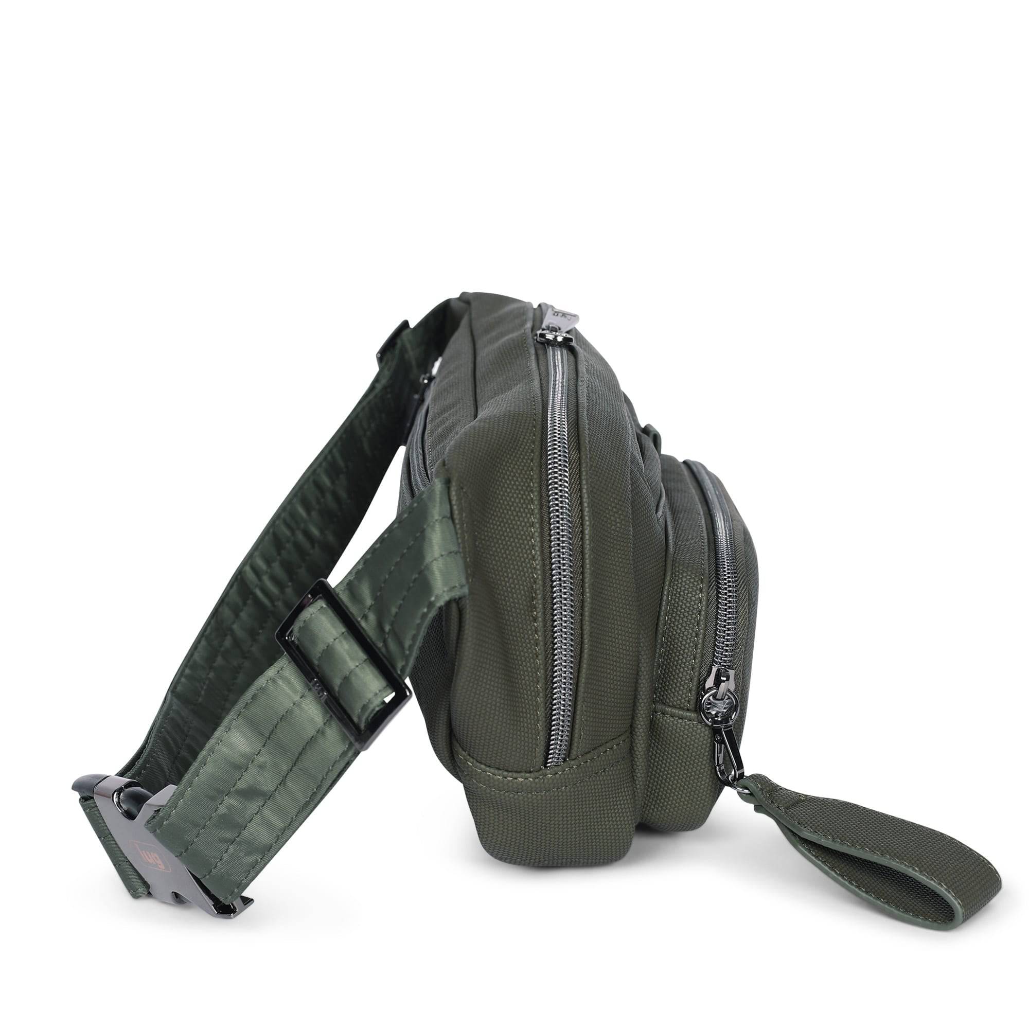 Hitch Matte Luxe VL Belt Bag - OLIVE GREEN - HitchLVL_MatteVL_OliveGreen_03
