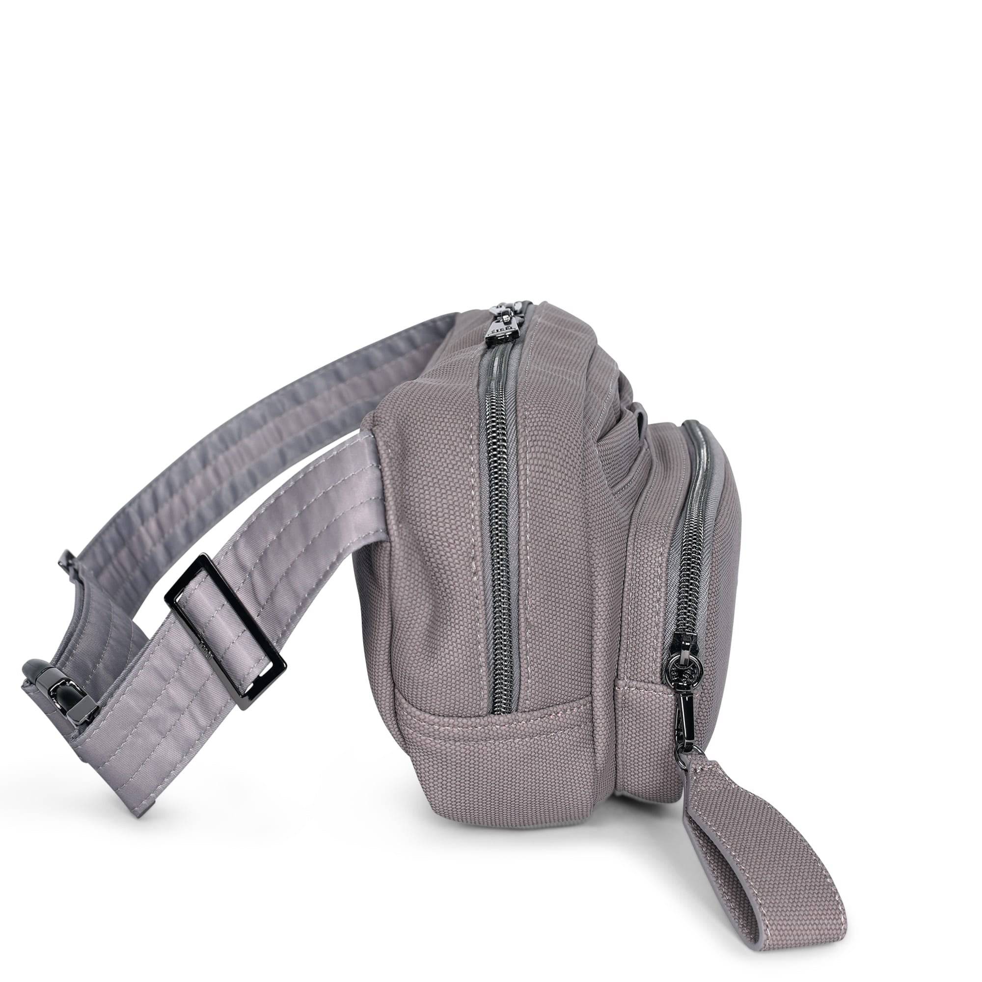 Hitch Matte Luxe VL Belt Bag - PEARL GREY - HitchLVL_MatteVL_PearlGrey_03