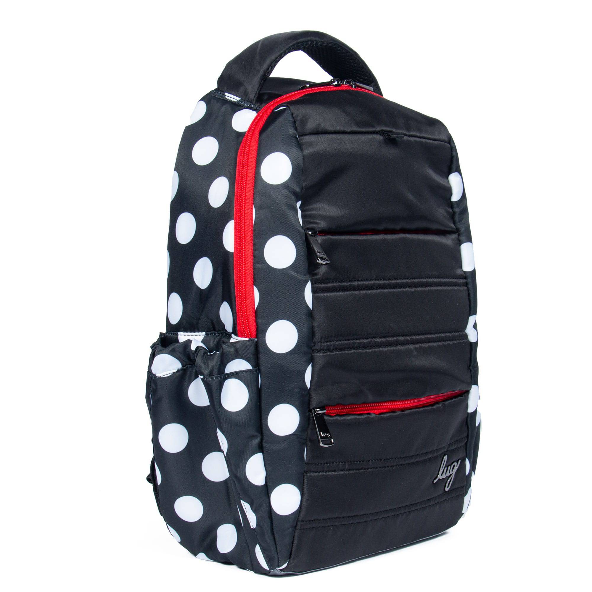 Hopper Backpack - BLACK LARGE DOT - Hopper_BlackLargeDot_02