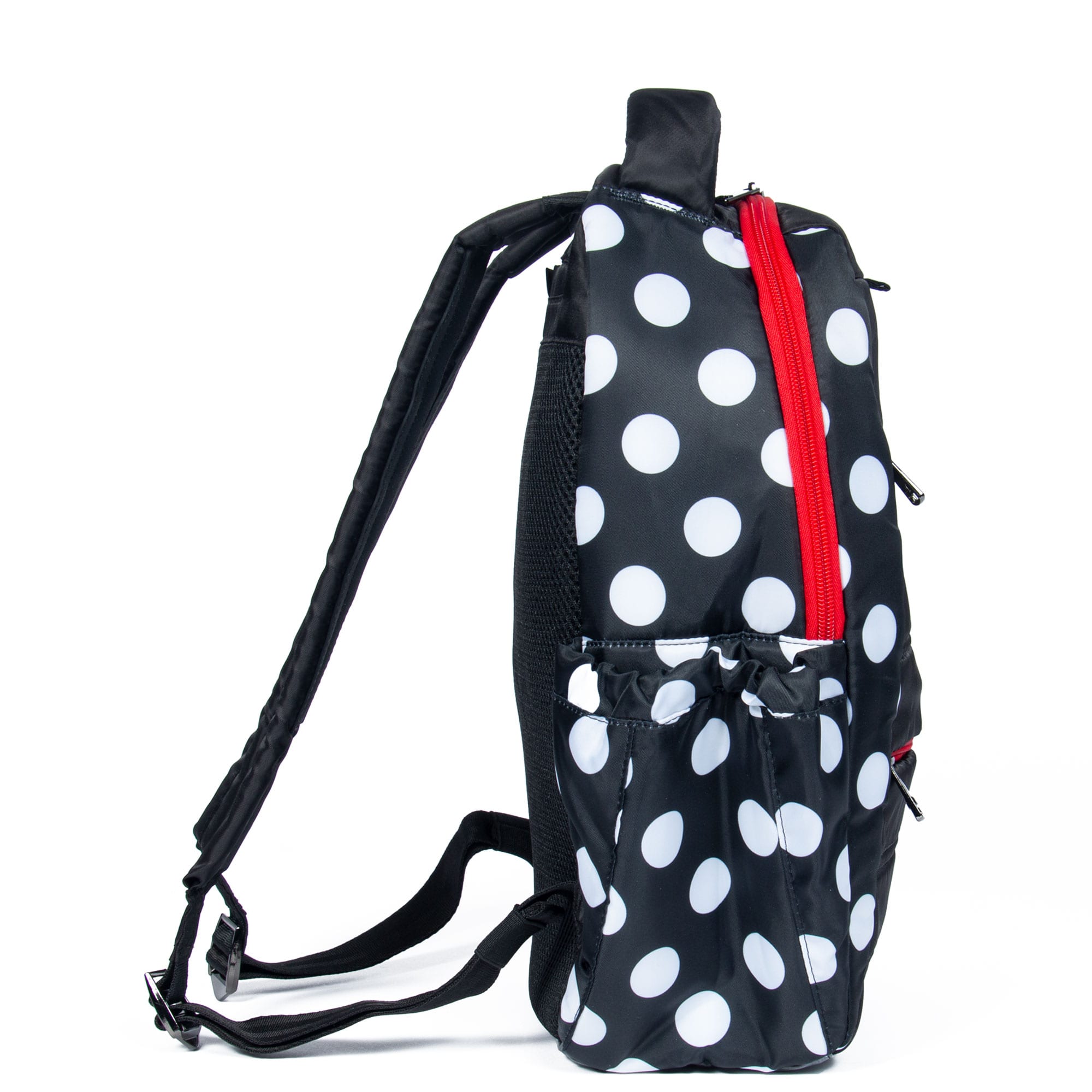 Hopper Backpack - BLACK LARGE DOT - Hopper_BlackLargeDot_03