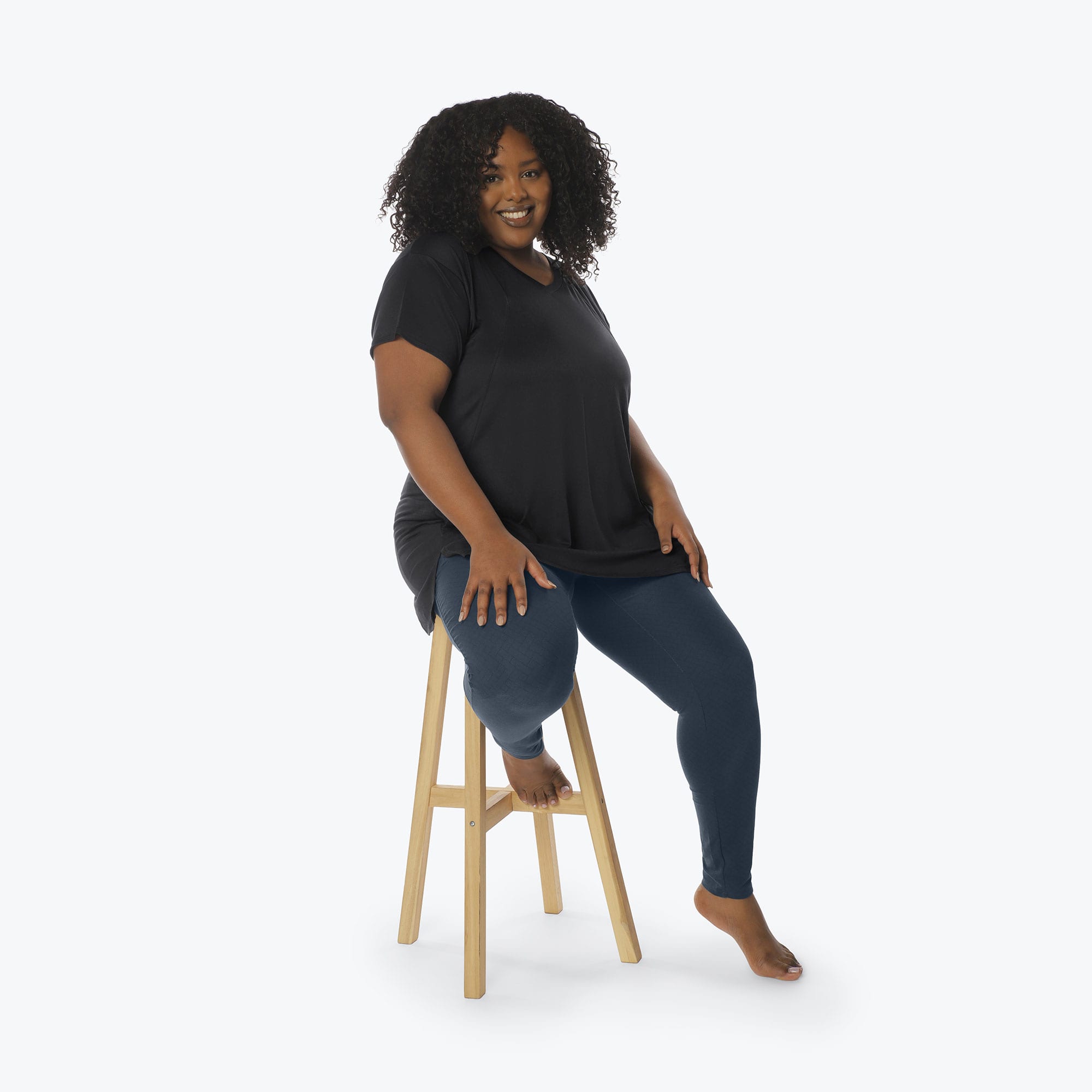 Hopper High Low Tunic Top - BLACK - Hopper_Black_XL_05