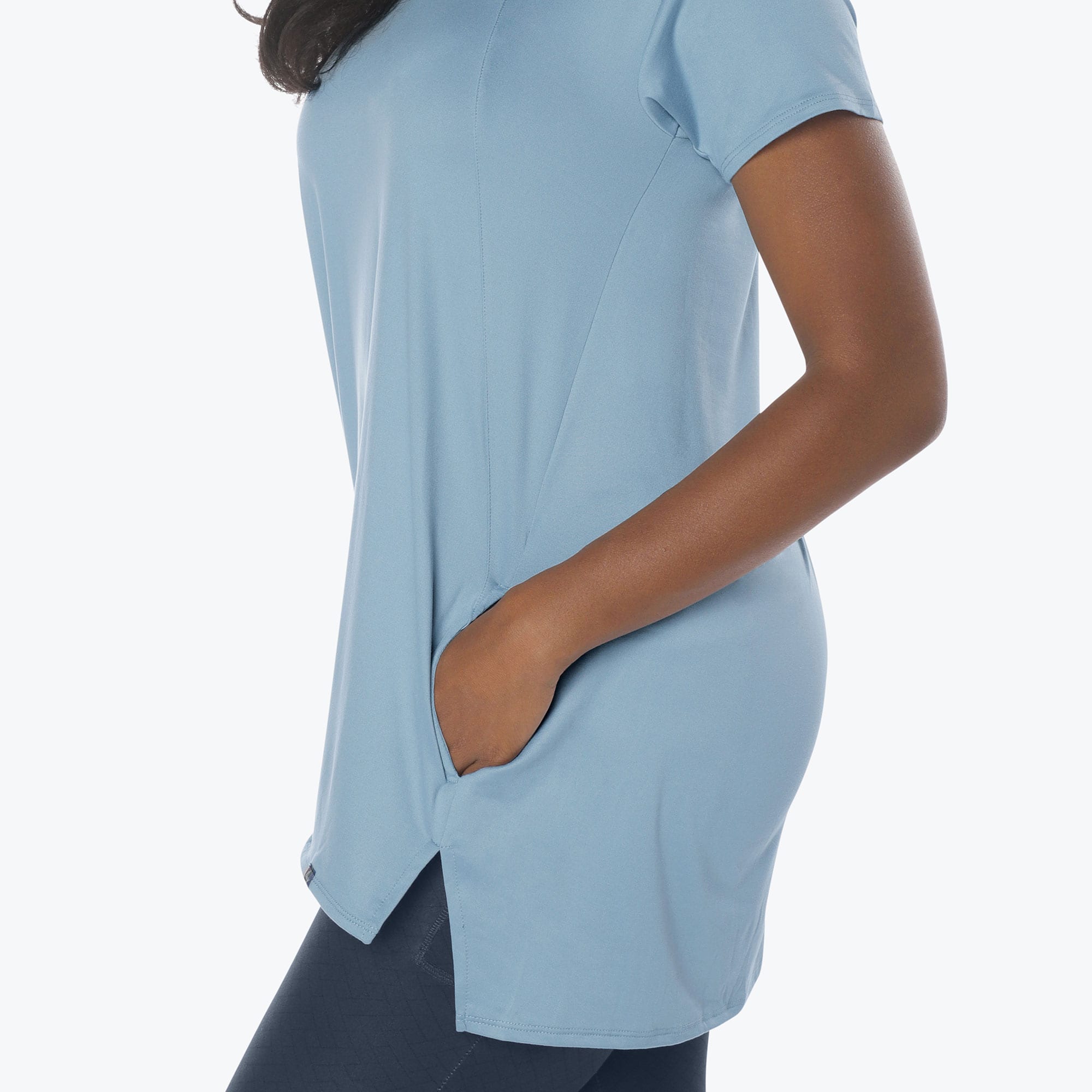 Hopper High Low Tunic Top - BLUE MOON ICEPOP - Hopper_BlueMoon_IcePop_S_04