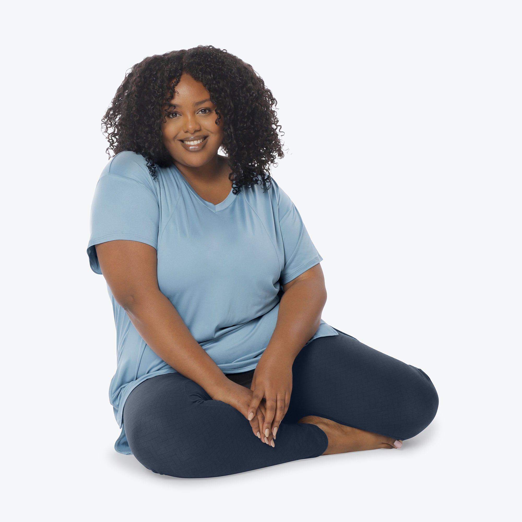 Hopper High Low Tunic Top - BLUE MOON ICEPOP - Hopper_BlueMoon_IcePop_XL_05