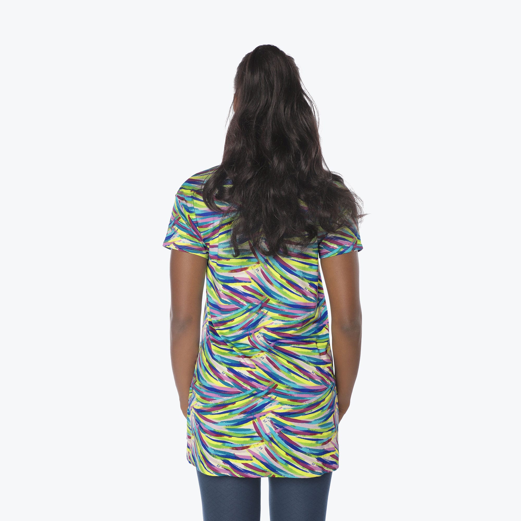 Hopper High Low Tunic Top - BRUSHSTROKES MULTI - Hopper_Brushstrokes_Multi_S_02_57ba06bc-813e-4b06-bb09-4811a2fc0c54