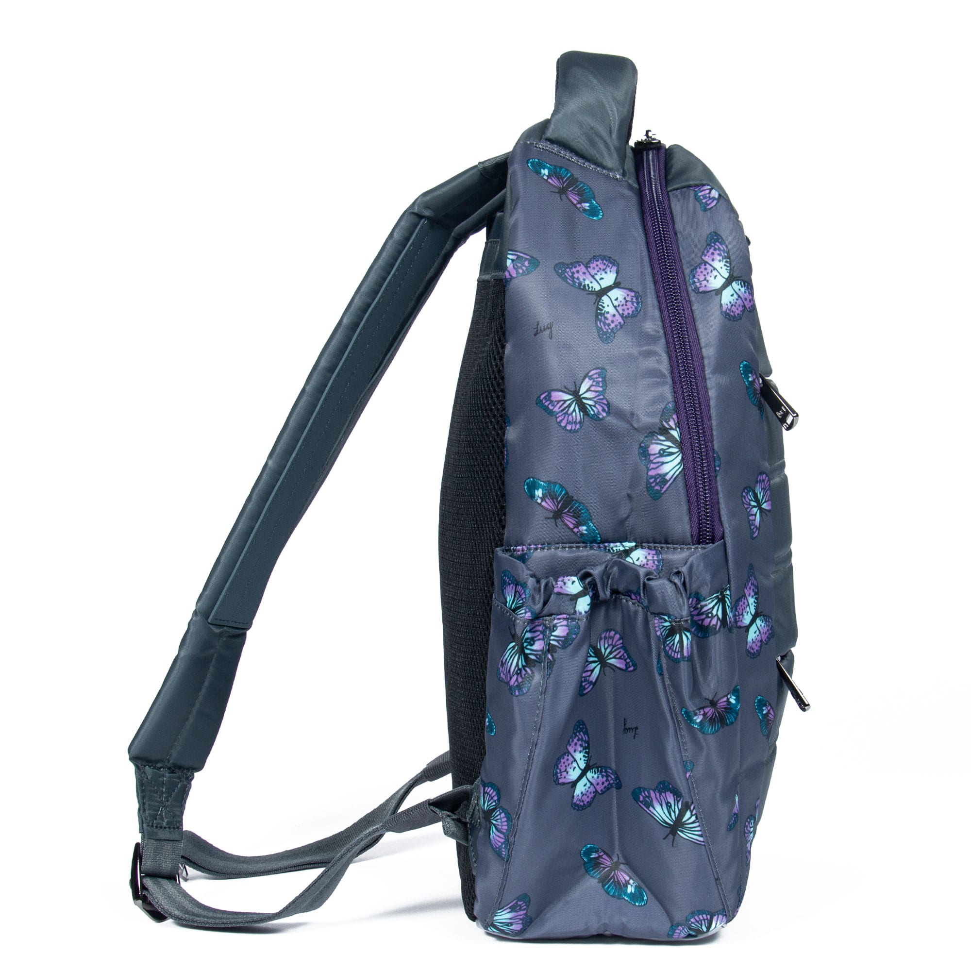 Hopper Backpack - BUTTERFLY GREY - Hopper_ButterflyGrey_03