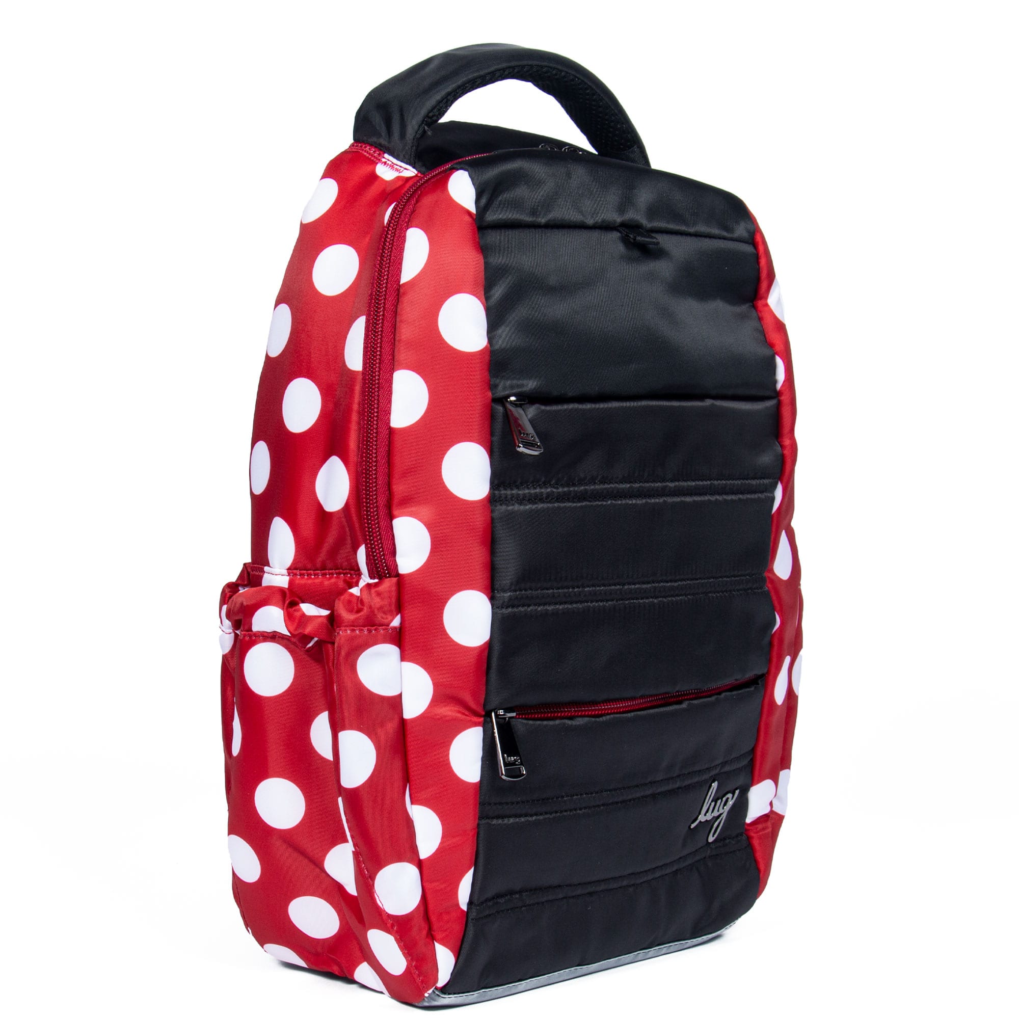 Hopper Backpack - CRIMSON LARGE DOT - Hopper_CrimsonLargeDot_02