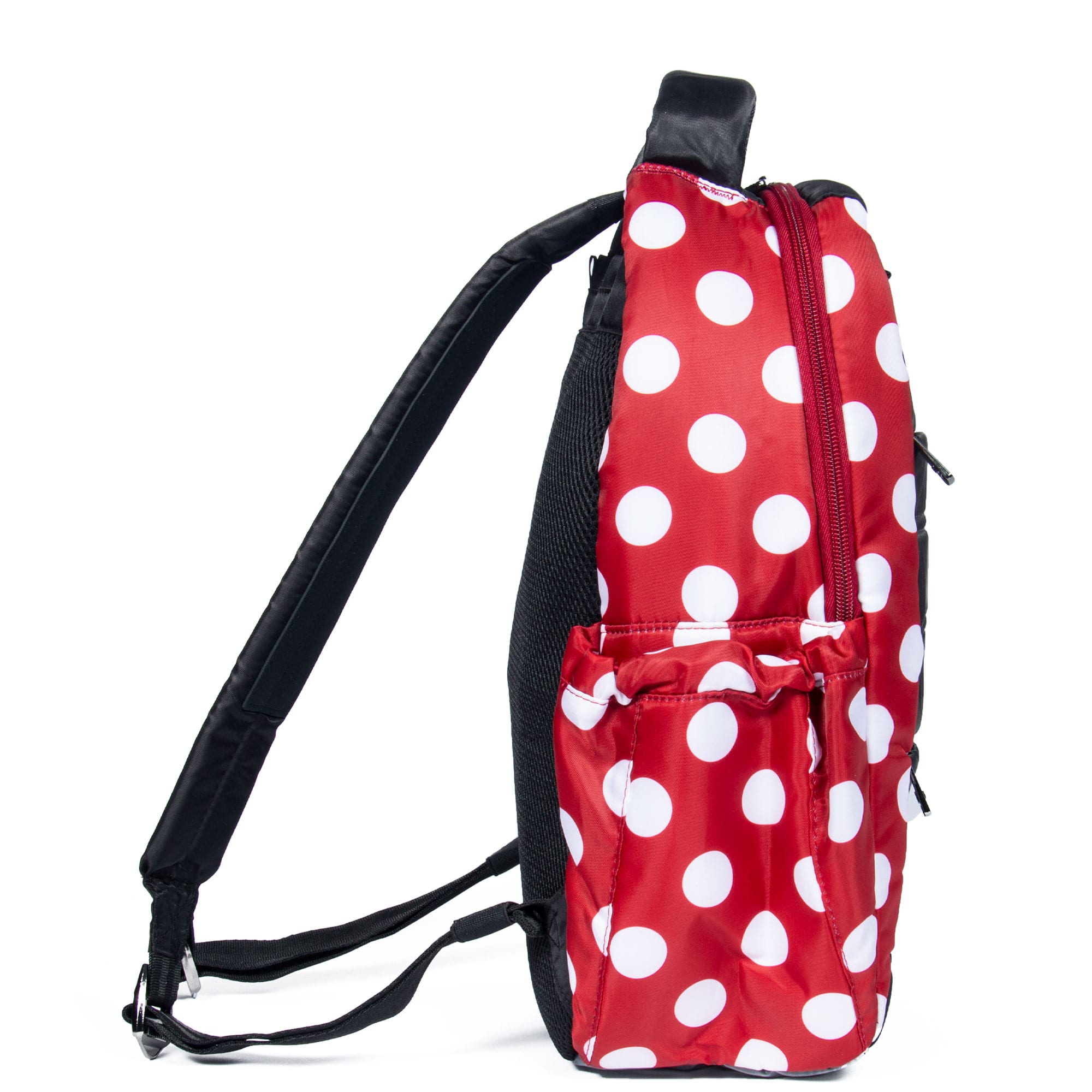 Hopper Backpack - CRIMSON LARGE DOT - Hopper_CrimsonLargeDot_03