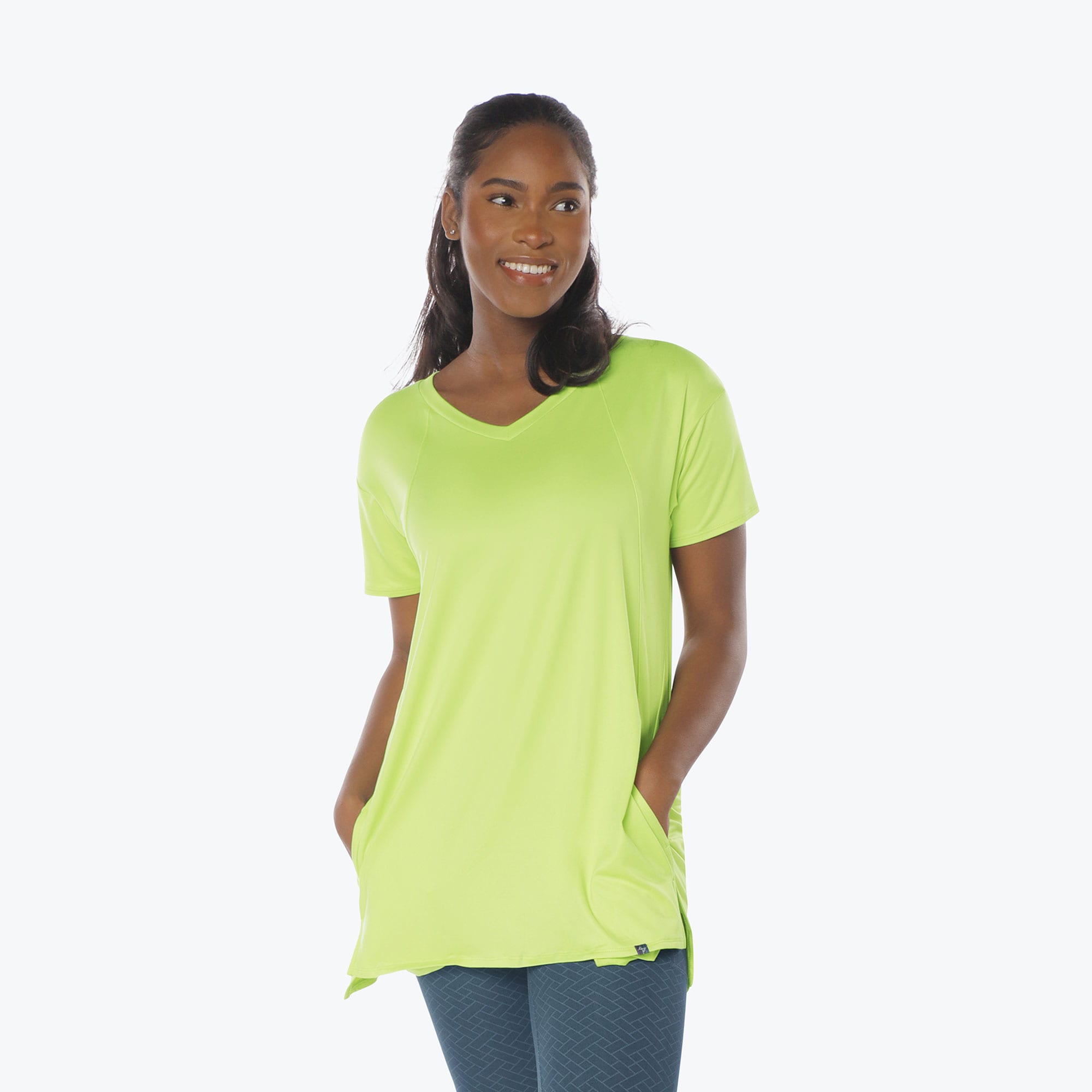 Hopper High Low Tunic Top - MARGARITA ICEPOP - Hopper_Margarita_IcePop_S_01